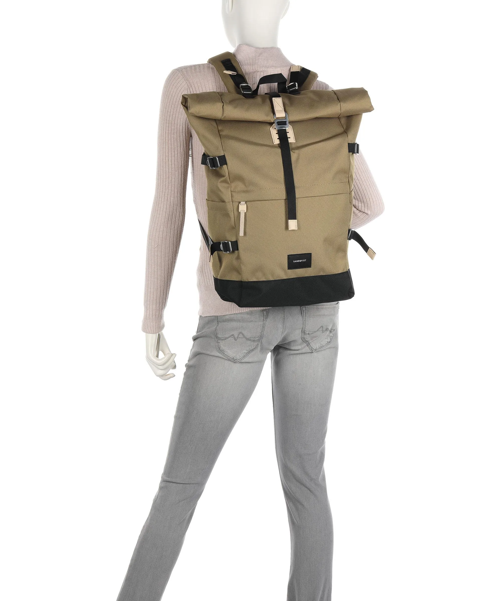  Sandqvist Urban Outdoor Bernt Zaino 13″ polyester ripstop riciclato nero  