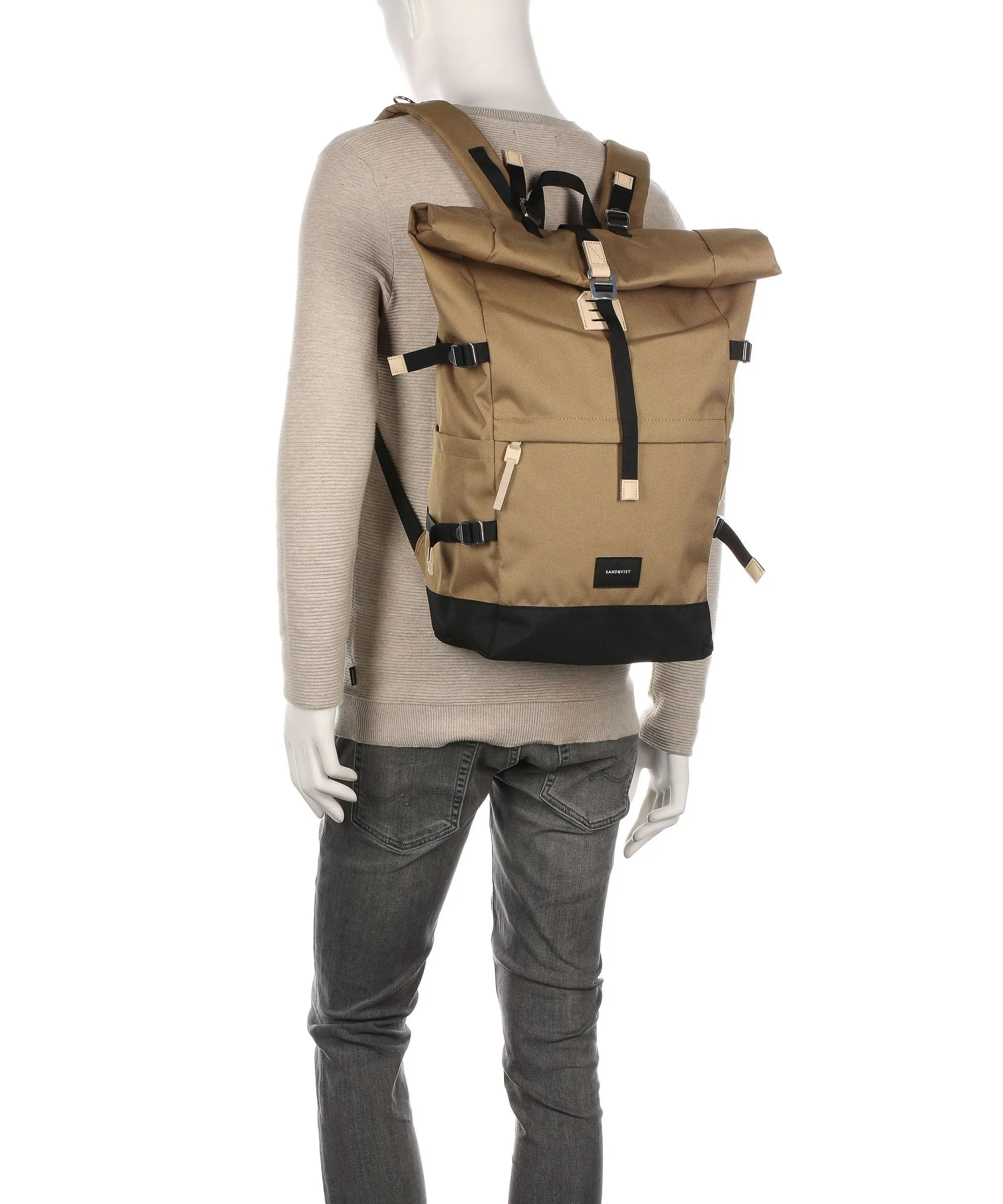 Sandqvist Urban Outdoor Bernt Zaino 13″ polyester ripstop riciclato nero  