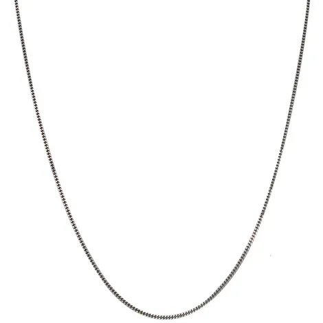 SARNIORO Catenina forzatina in oro bianco 9 Kt