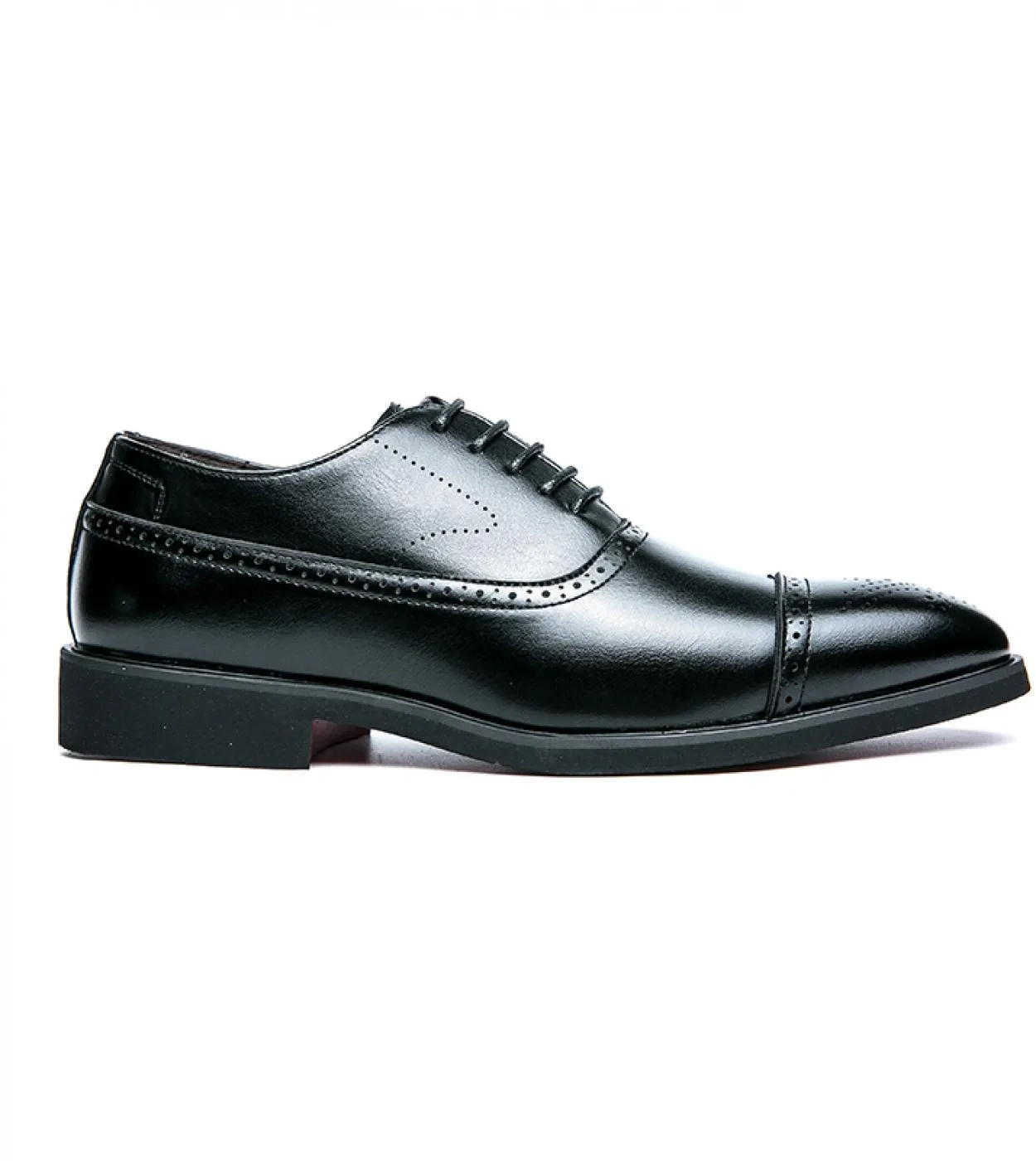 Scarpe brogue con suola rossa da uomo marrone nero punta tonda stringate scarpe da sposa scarpe da uomo daffari spedizione grat