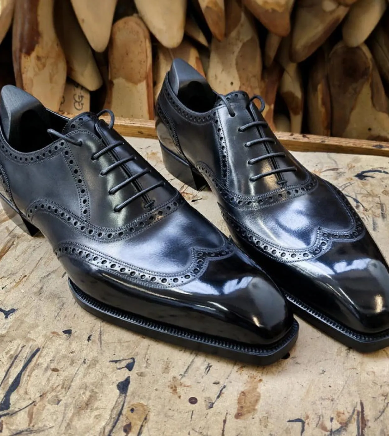 Scarpe brogue Scarpe da uomo Pu Tinta unita Moda Business Casual Quotidiano Classico Cuciture intagliate Scarpe eleganti stringa