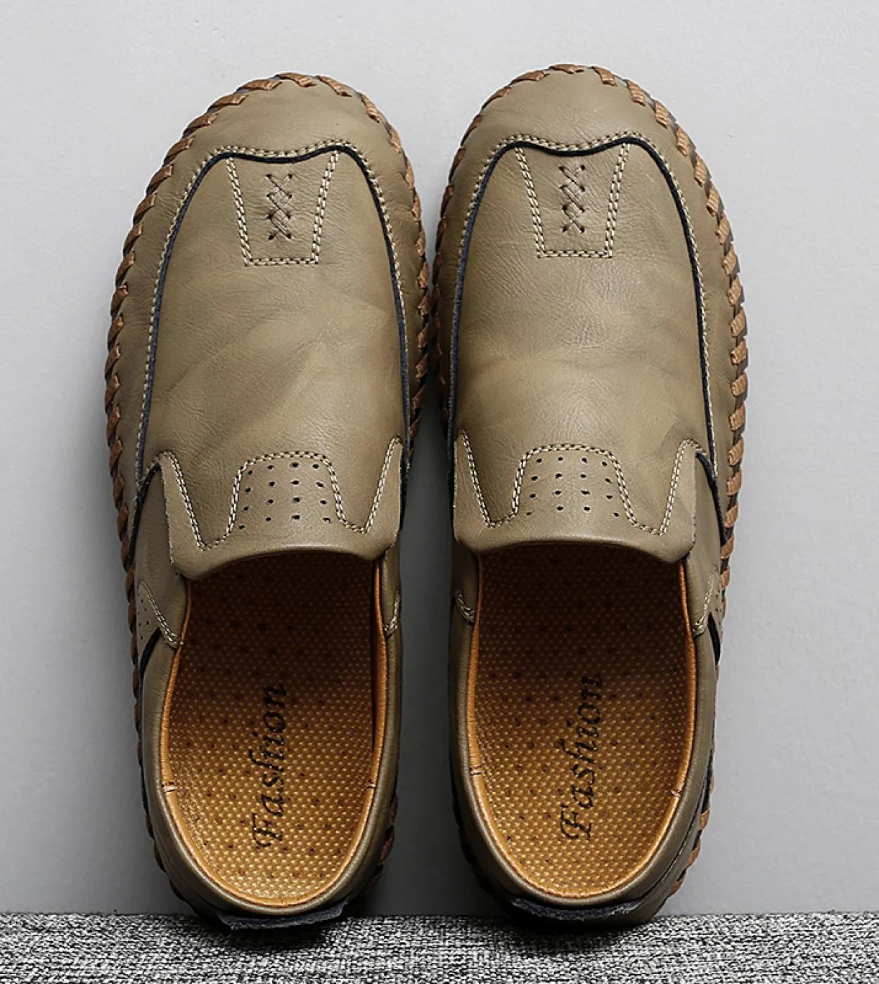 Scarpe da barca da uomo Mocassini Mocassini da uomo in pelle Sneakers leggere Scarpe da guida traspiranti italiane Scarpe casual