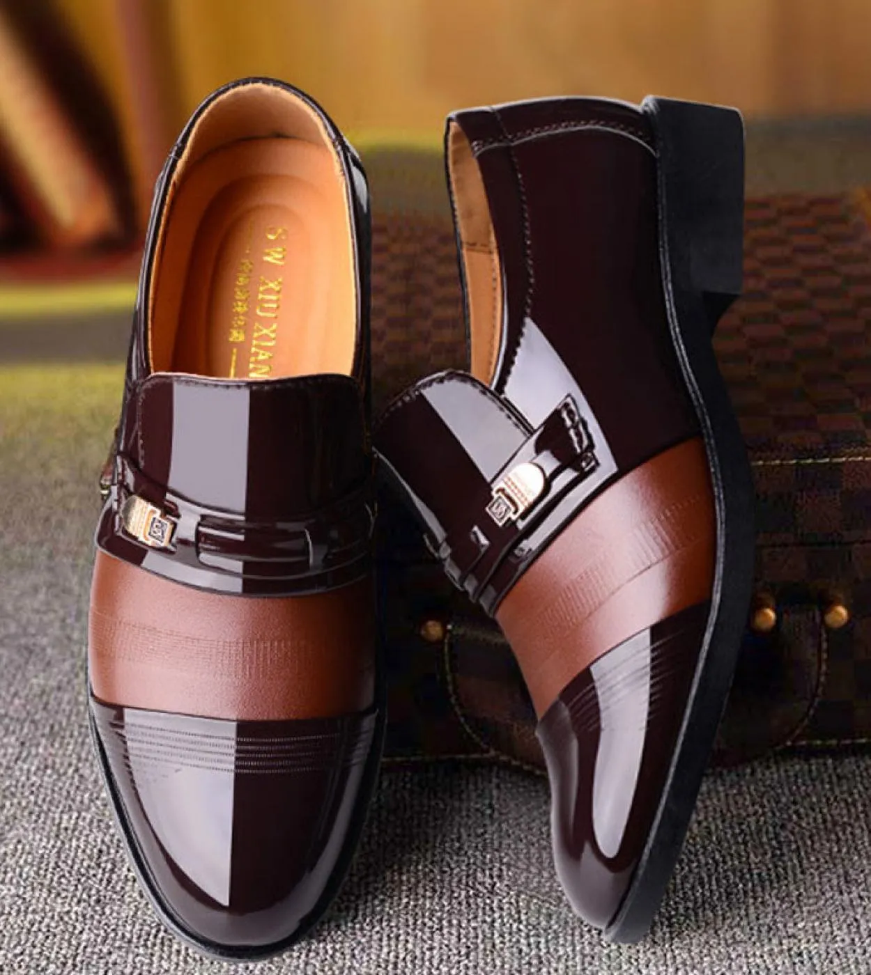 Scarpe eleganti da uomo daffari di moda Scarpe da uomo eleganti da uomo Scarpe oxford Scarpe da uomo in pelle di alta qualità 8