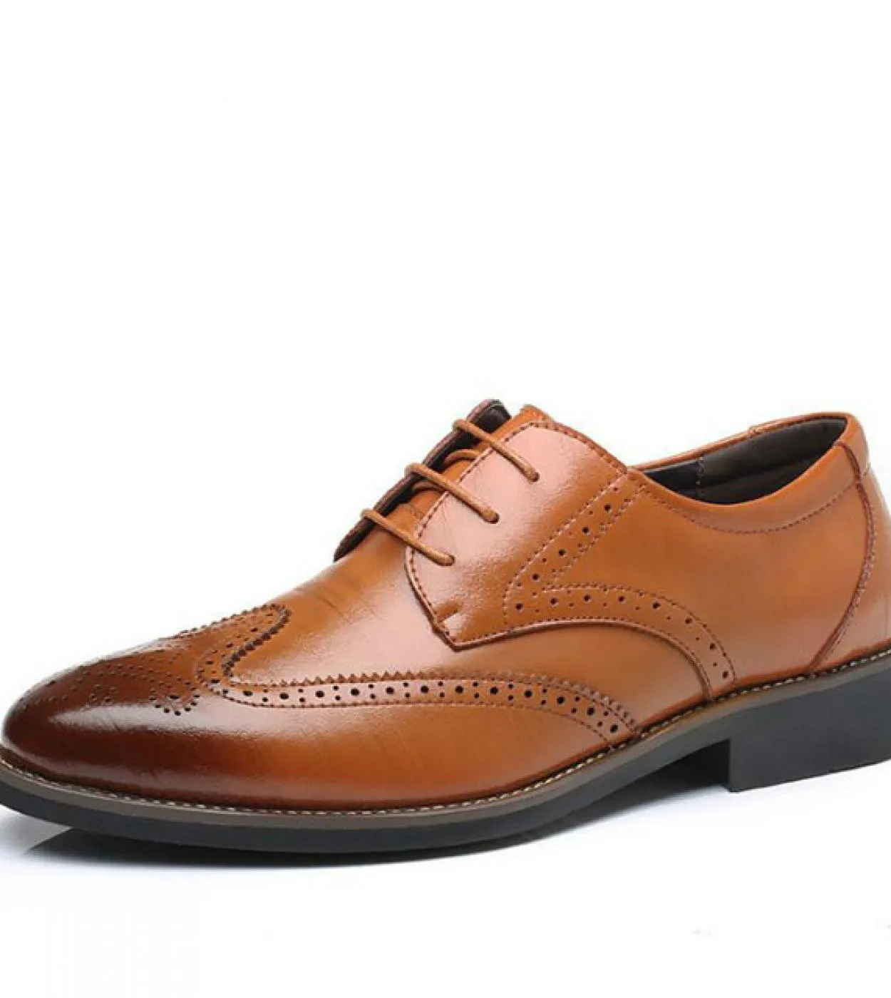 Scarpe oxford da uomo di marca di lusso Scarpe brogue da festa di nozze Scarpe eleganti da uomo Scarpe da lavoro formali in vera