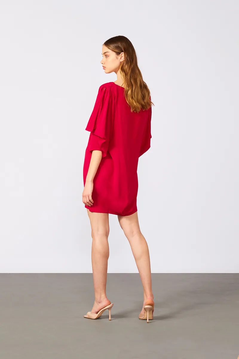 SEMICOUTURE  Abito misto seta