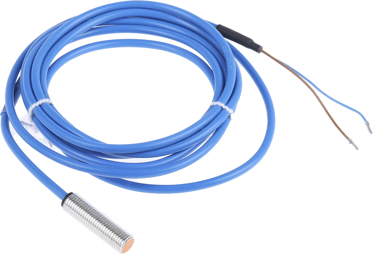 Sensore di prossimità Cilindro filettato ifm electronic, M8, rilevamento 1 mm, 7,5 → 30 V c.c.