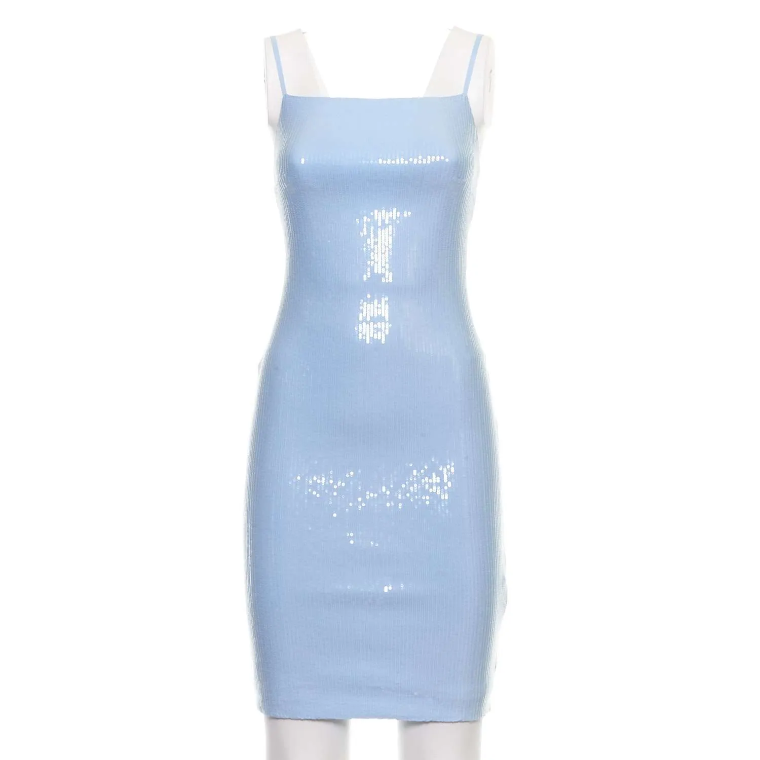 Sequins Midi Slip Dress