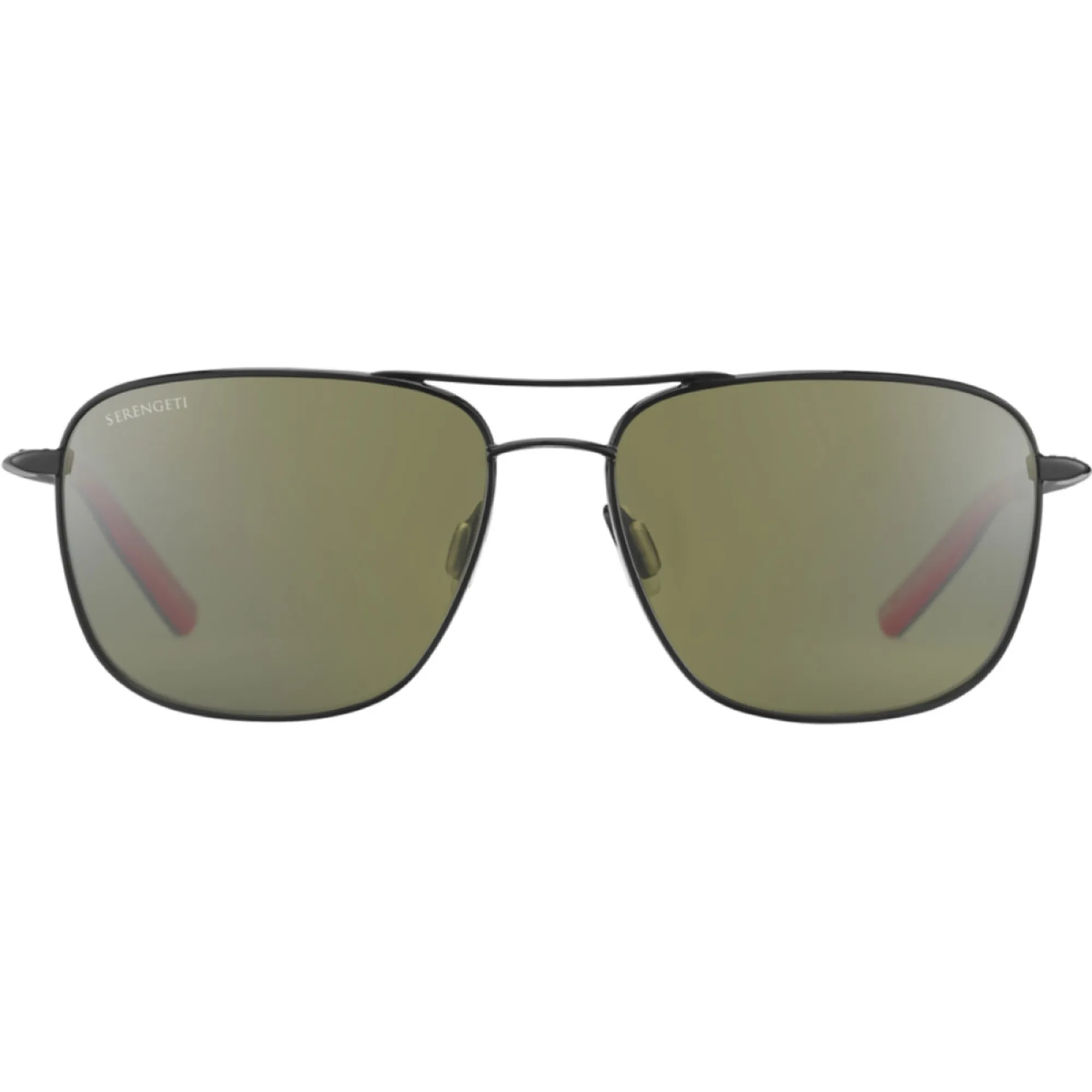   Serengeti SPELLO - 8796 Nero Lucido / Nero / Rosso | Occhiale Da Sole Unisex 