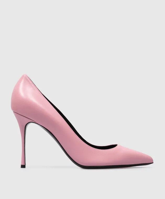 Sergio Rossi Décolleté Godiva in pelle rosa A43843MAGN05