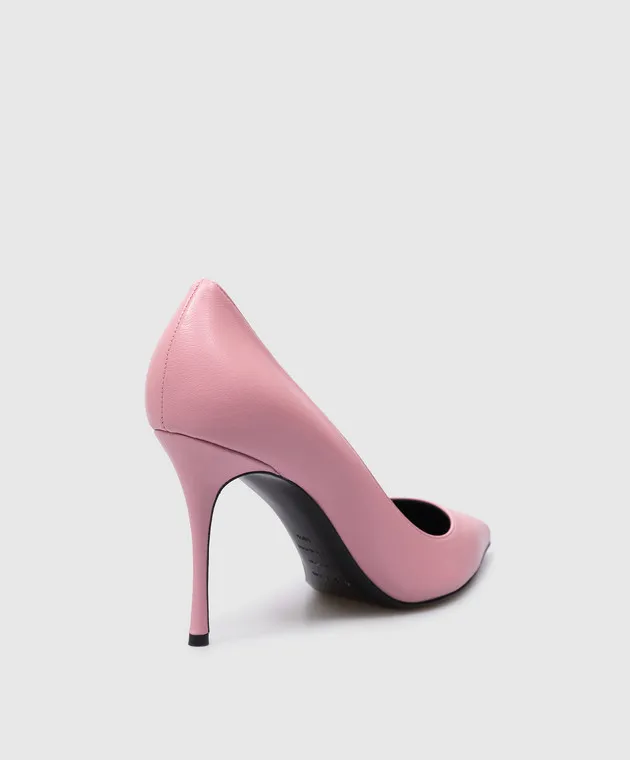 Sergio Rossi Décolleté Godiva in pelle rosa A43843MAGN05