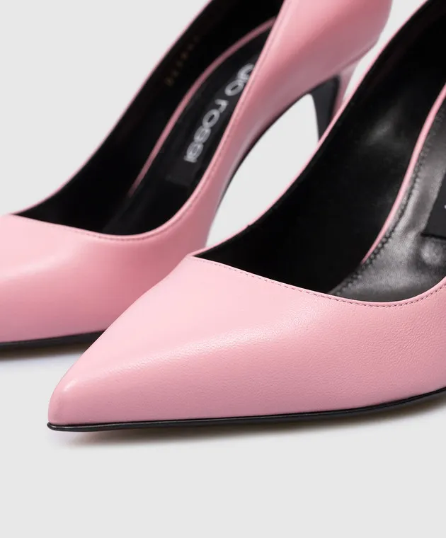 Sergio Rossi Décolleté Godiva in pelle rosa A43843MAGN05