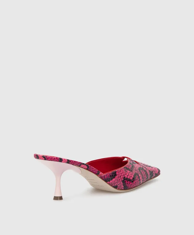 Sergio Rossi Sabot in pelle rosa 