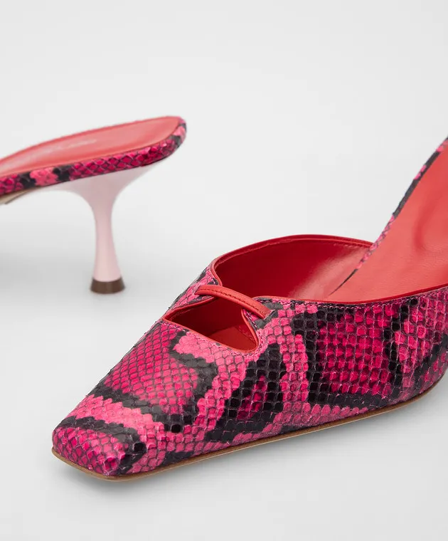Sergio Rossi Sabot in pelle rosa 