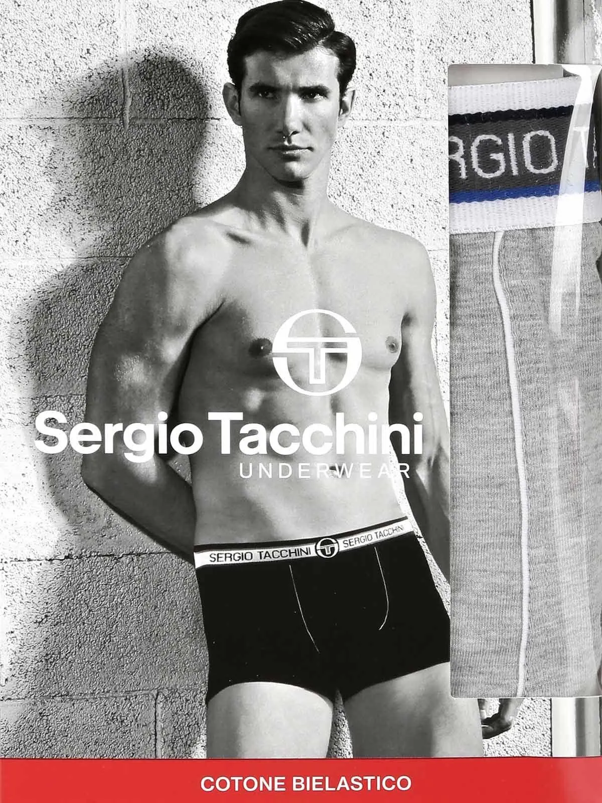 Sergio Tacchini Boxer homme en coton biélastique