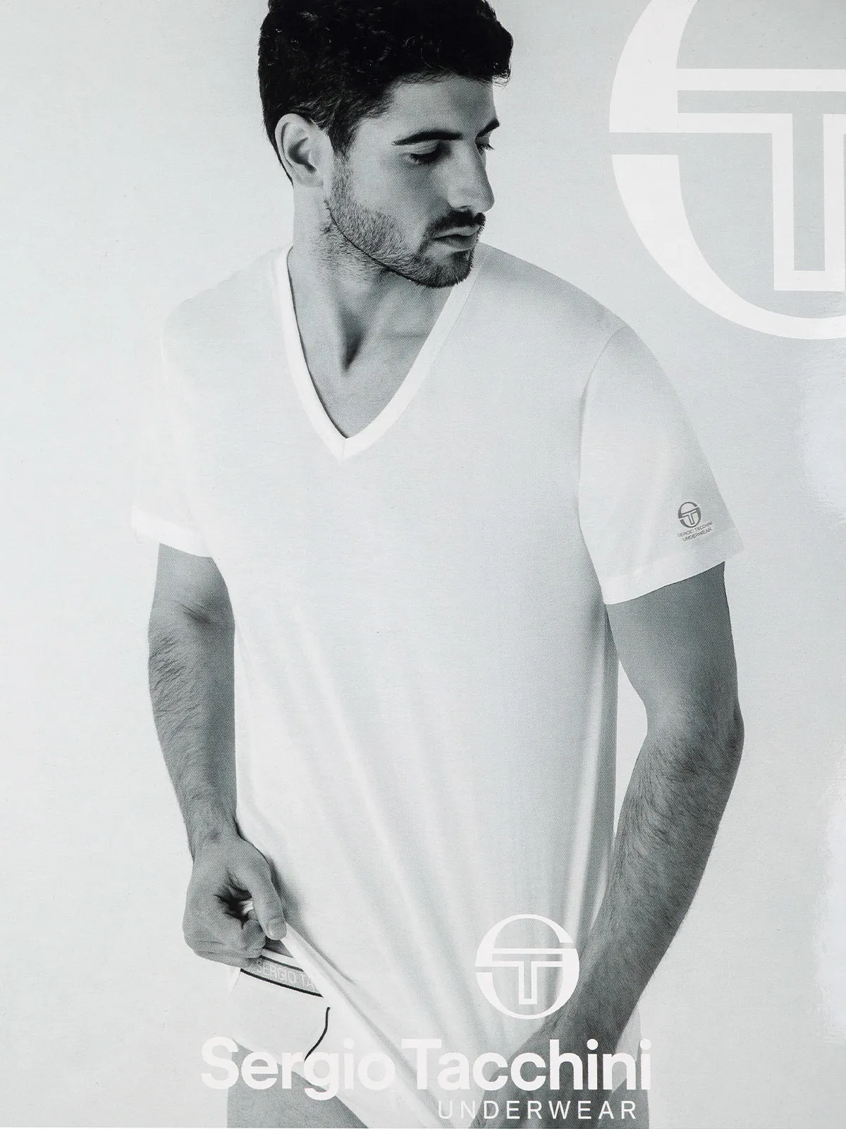Sergio Tacchini Chemise sous-vêtement col V homme