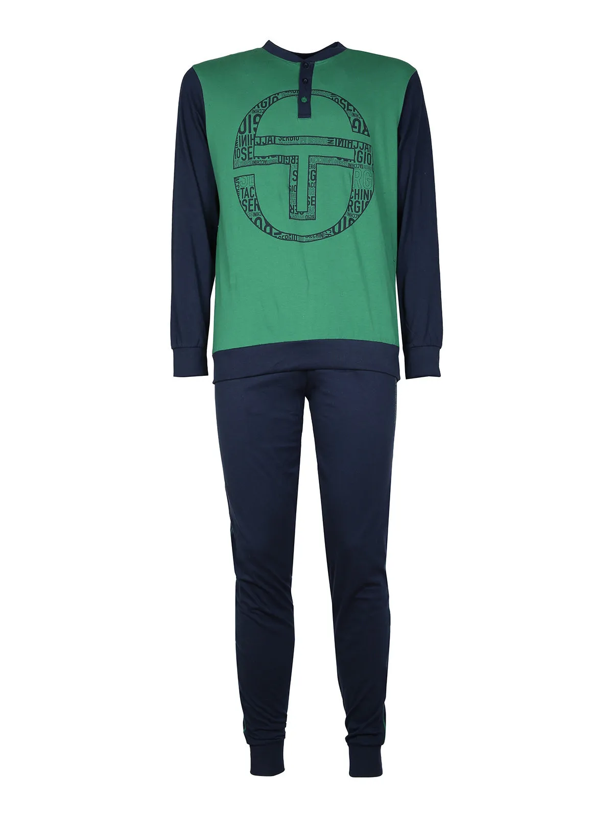 Sergio Tacchini Pyjama long en coton pour homme
