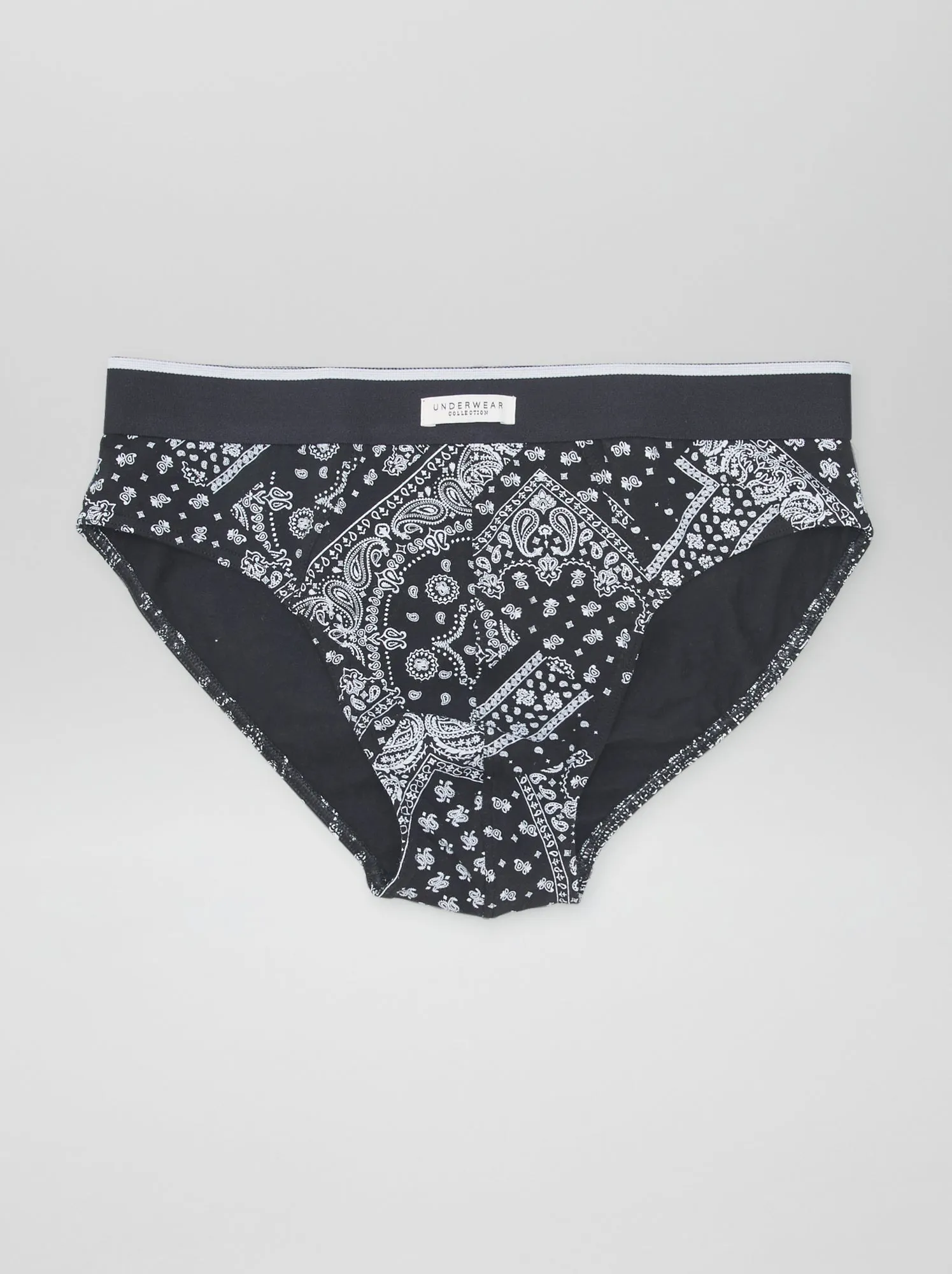 Set 3 slip stampati - NERO