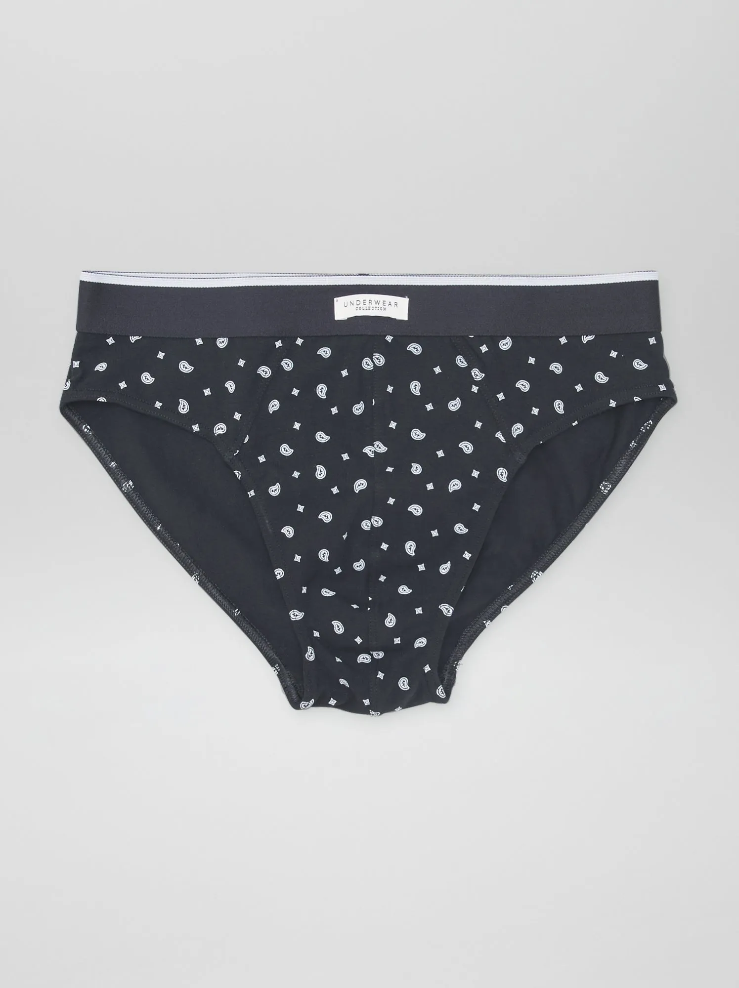 Set 3 slip stampati - NERO