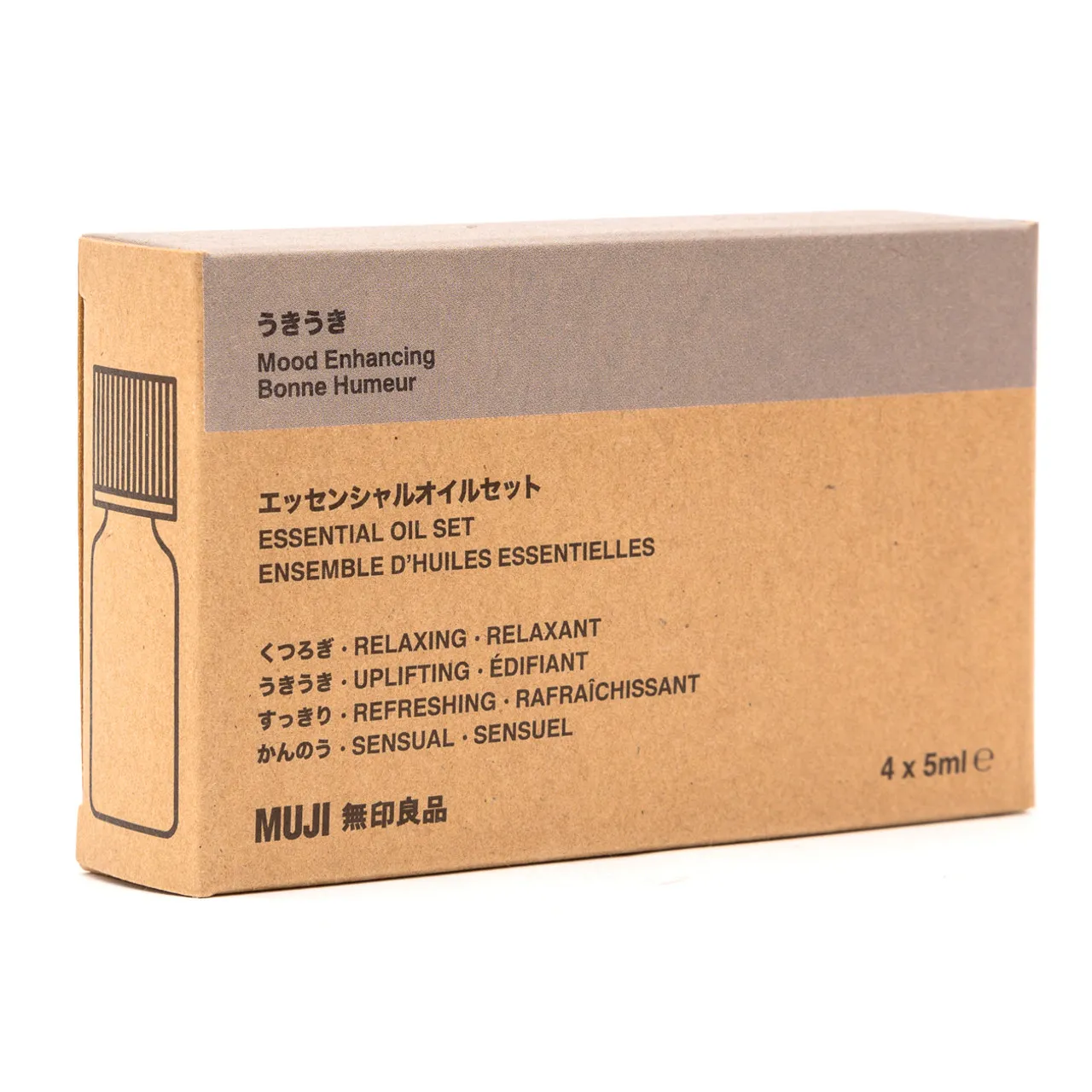Set 4  oli essenziali Rinvigorenti 5 ml