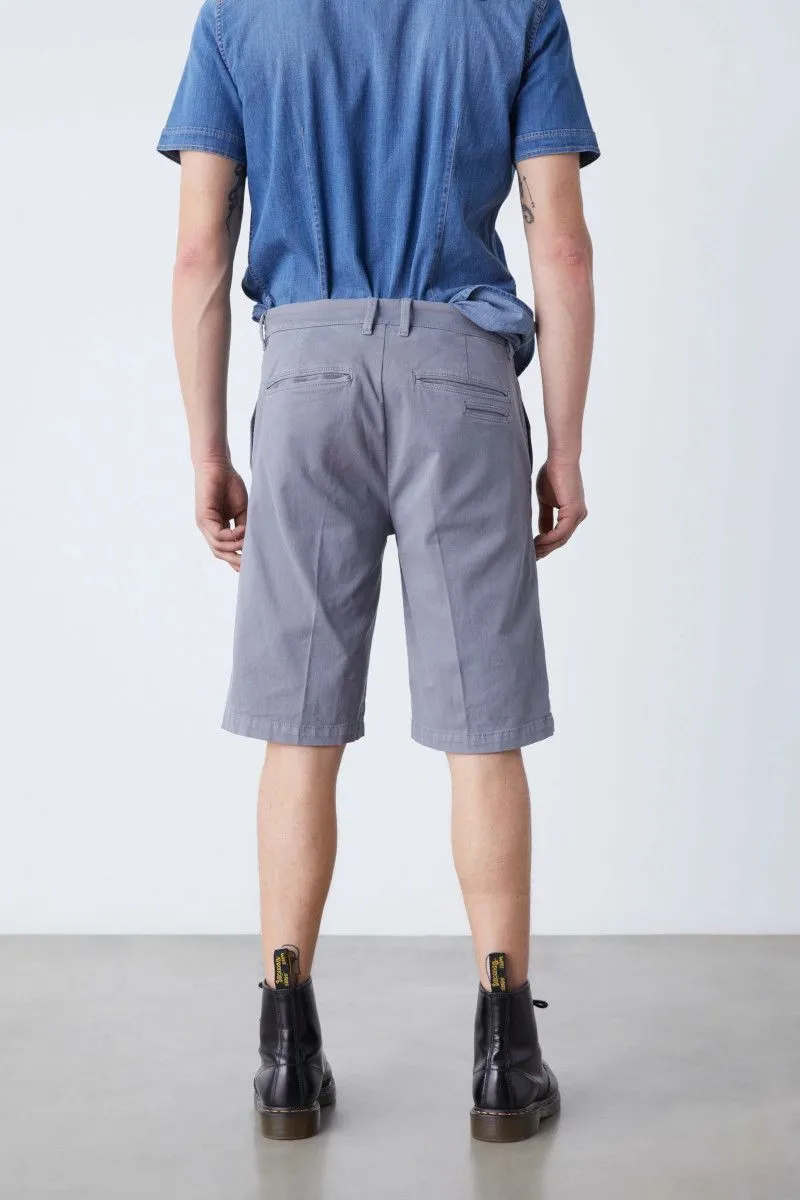 Short in cotone organico uomo Grigio