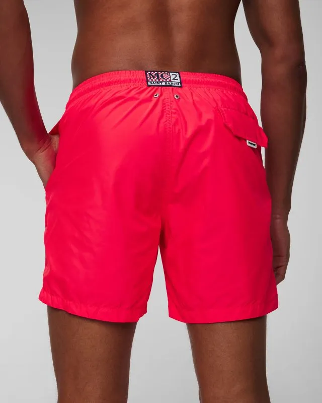 Shorts da bagno rossi da uomo MC2 Saint Barth