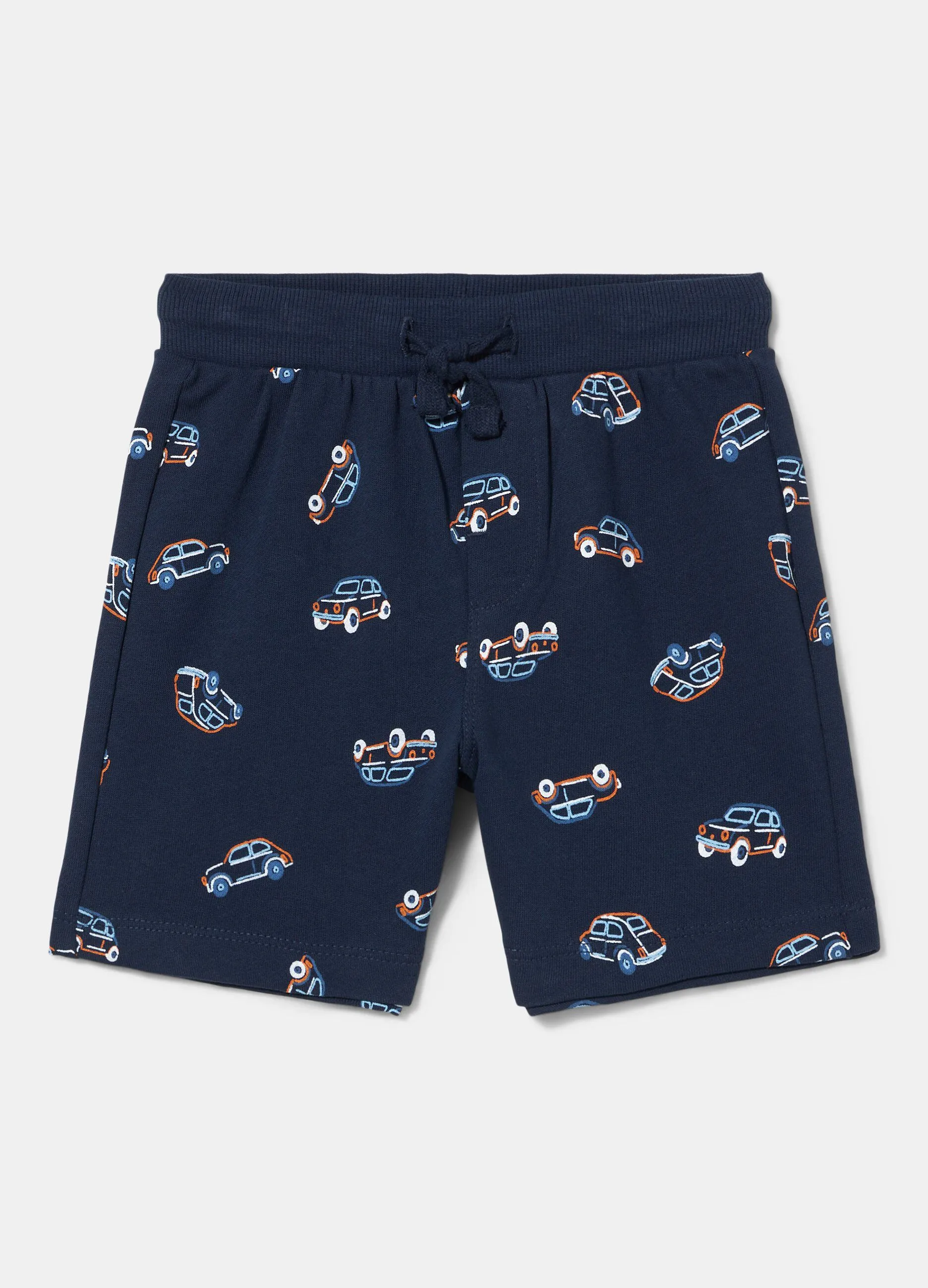 Shorts in felpa di cotone neonato
