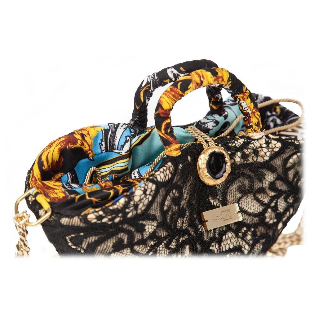 SicuLAB - Coffa Priziusa - Borsa Artigianale Siciliana - Coffa Siciliana - Borsa Artigianale di Alta Qualità Luxury