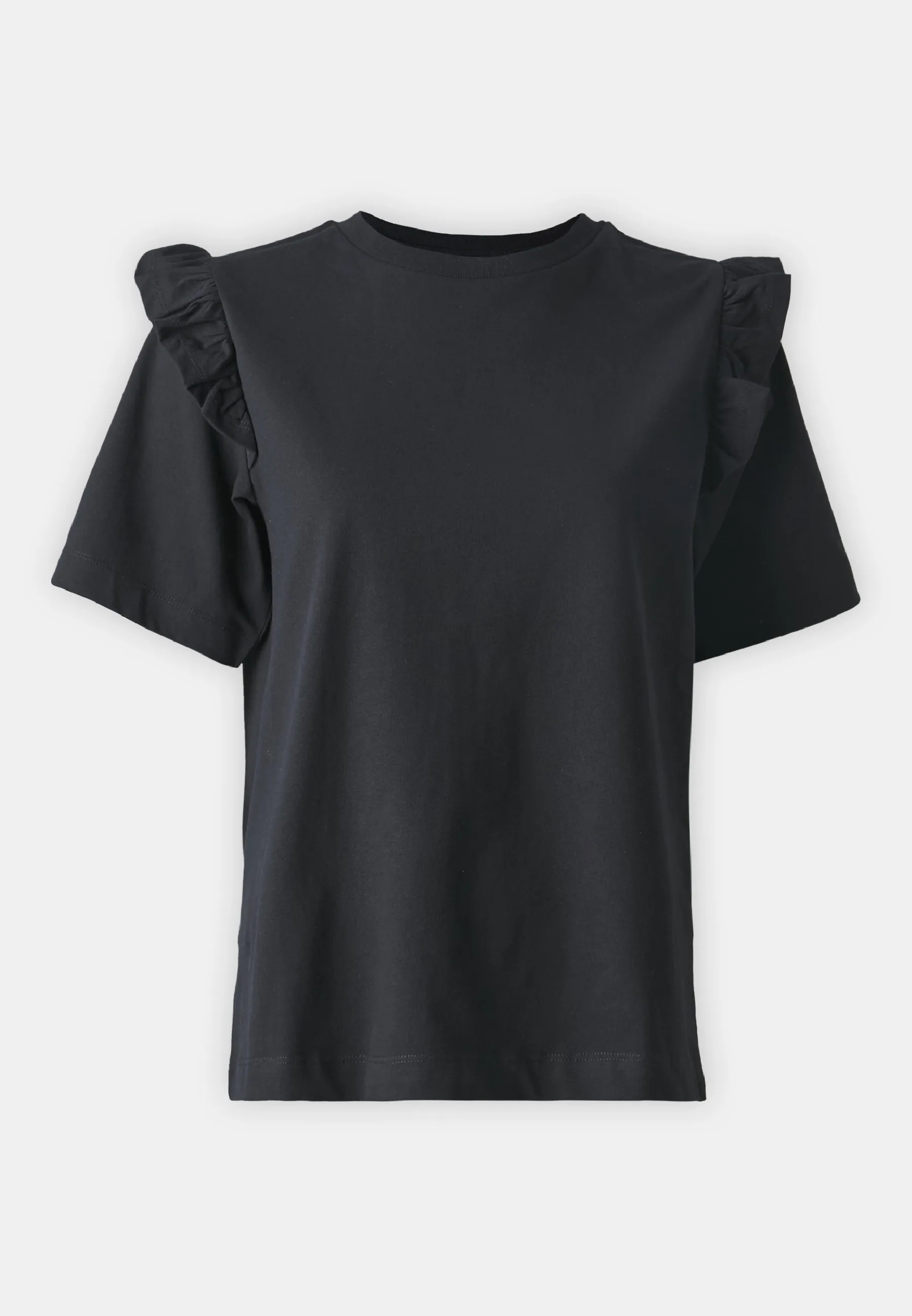 SLFCILLEE RUFFLE TEE - T-shirt con stampa