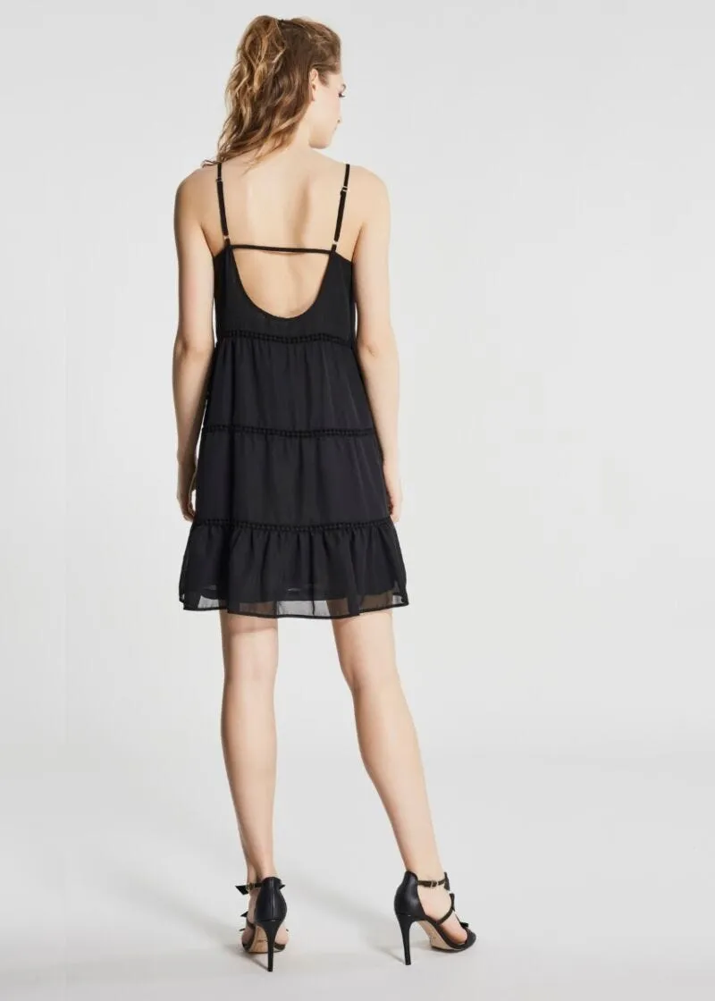 Slip dress con ricamo