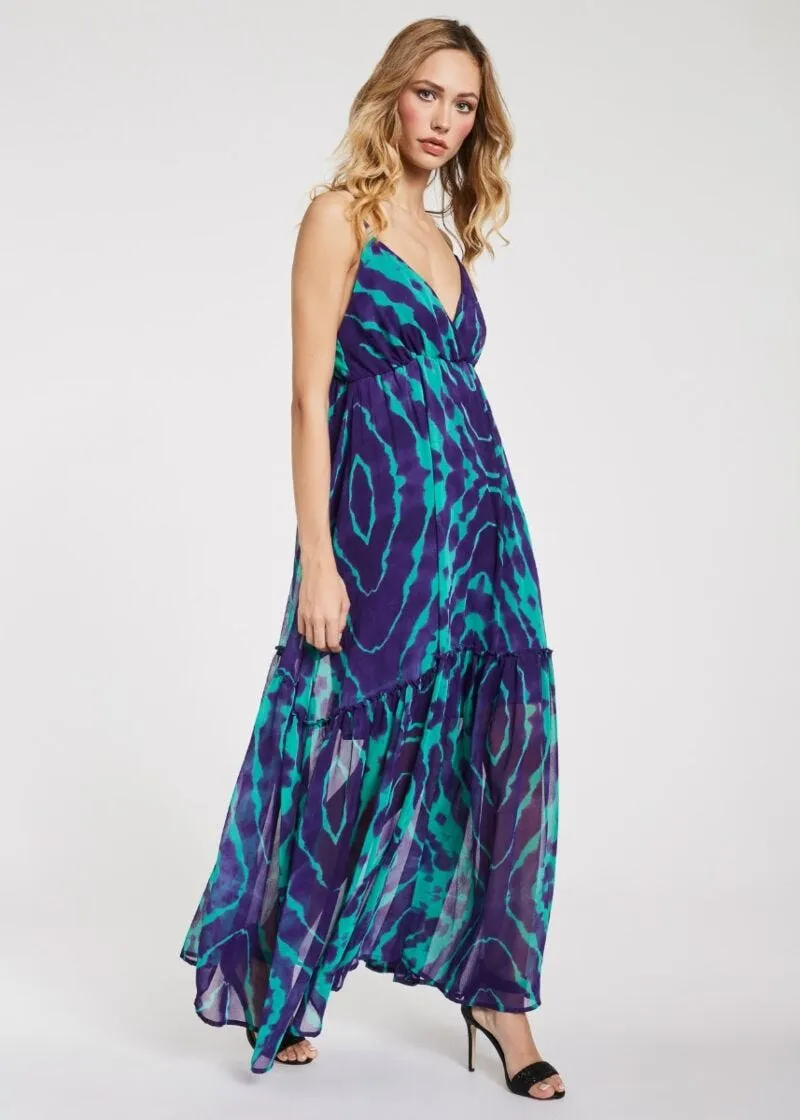 Slip dress stampato