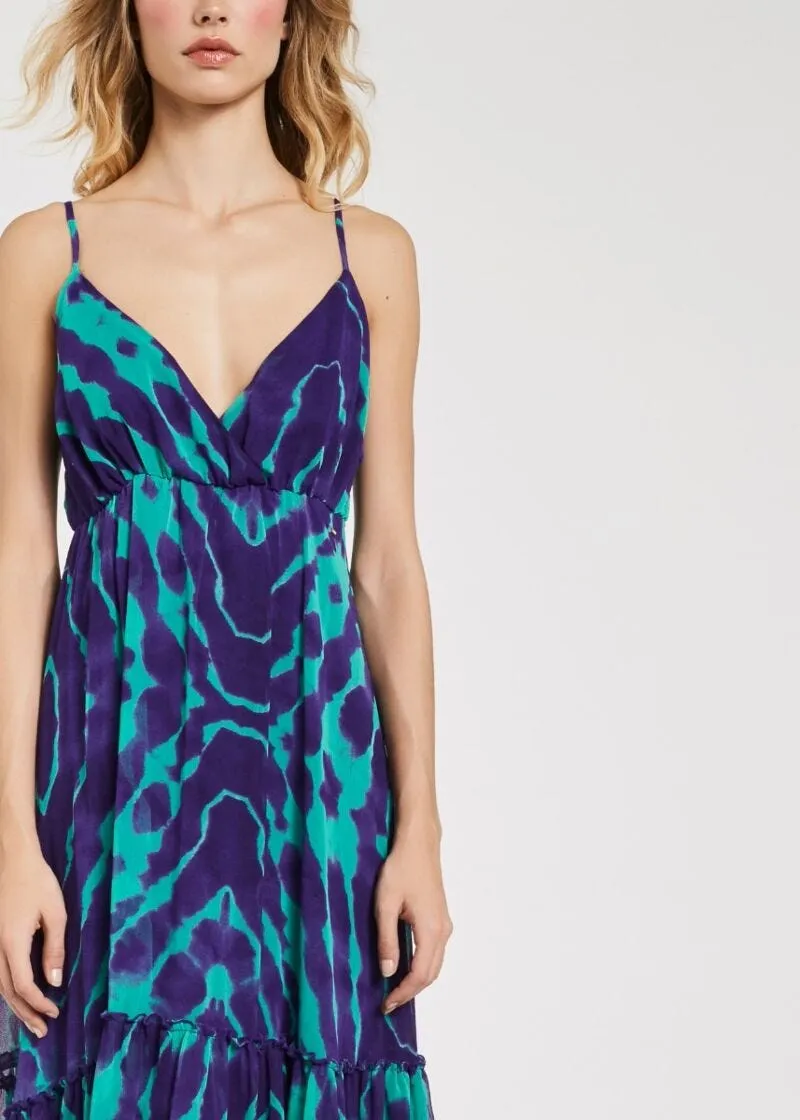 Slip dress stampato