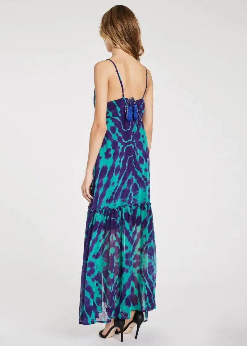 Slip dress stampato
