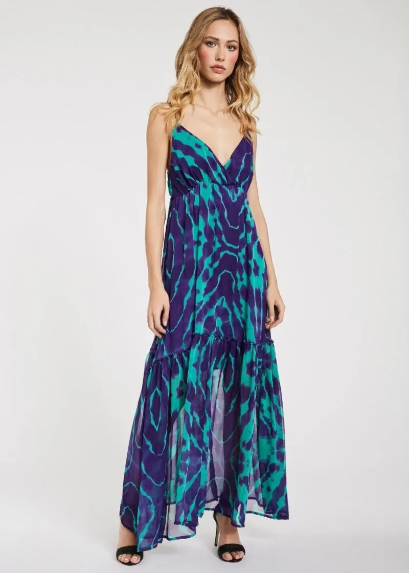 Slip dress stampato