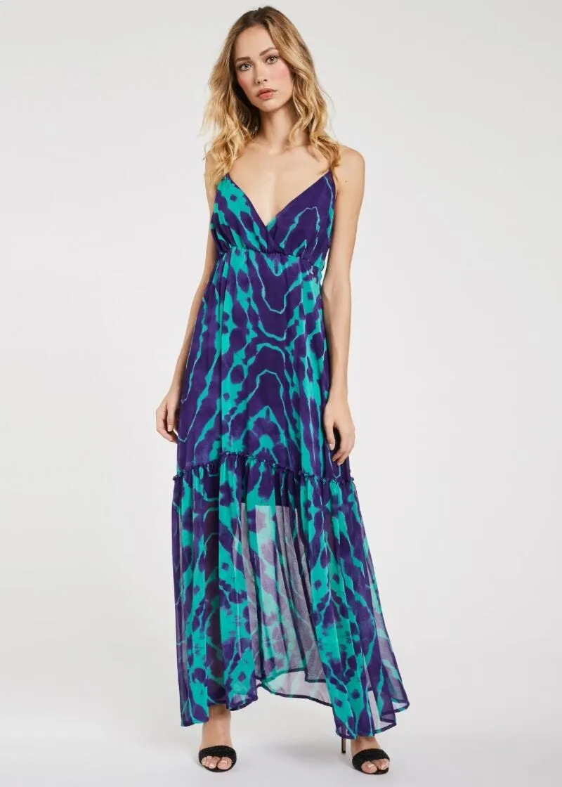 Slip dress stampato