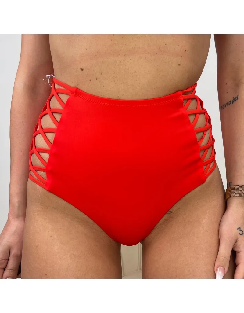 SLIP HIGHWAIST ROSSO