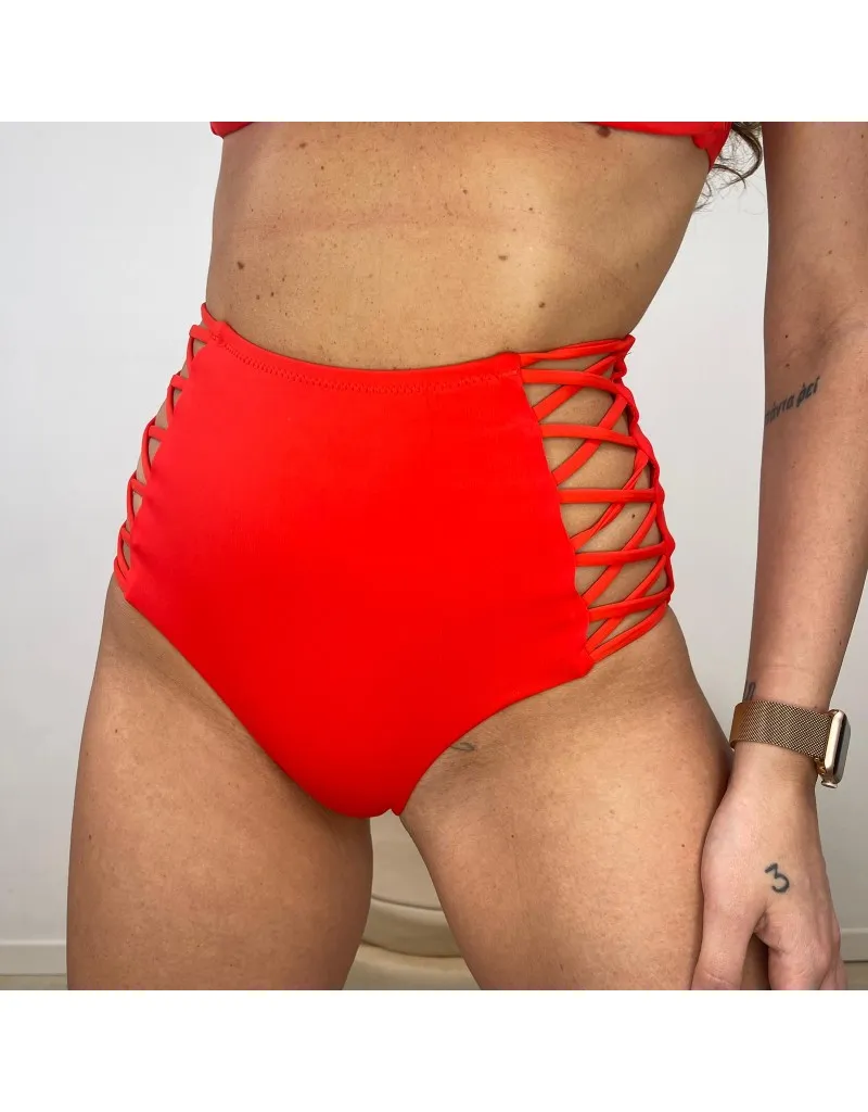 SLIP HIGHWAIST ROSSO