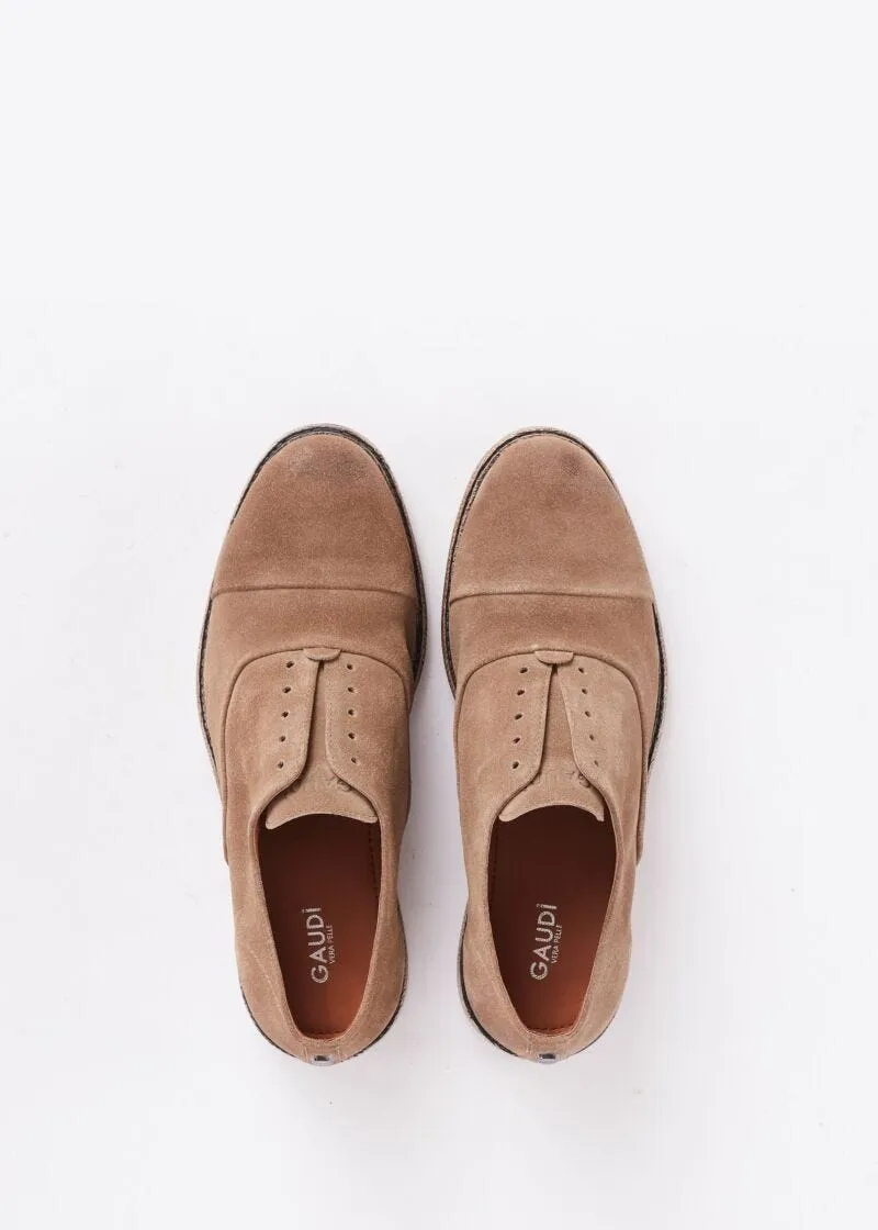 Slip on in pelle scamosciata