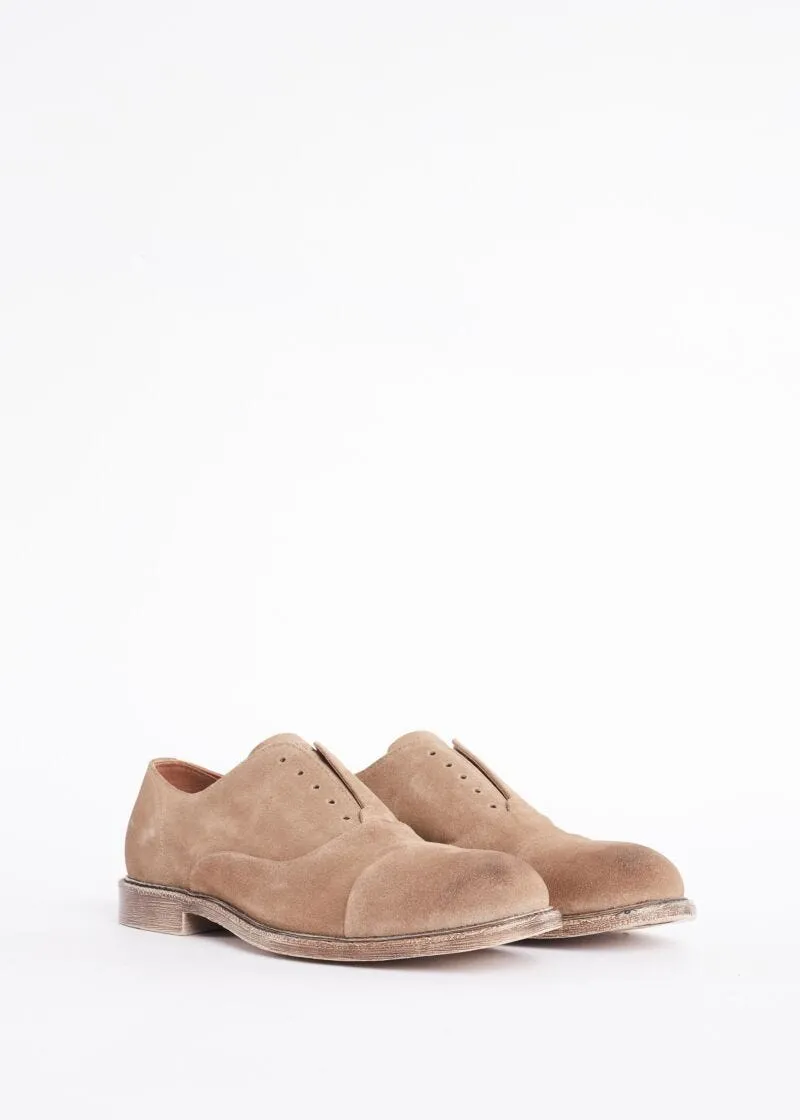 Slip on in pelle scamosciata