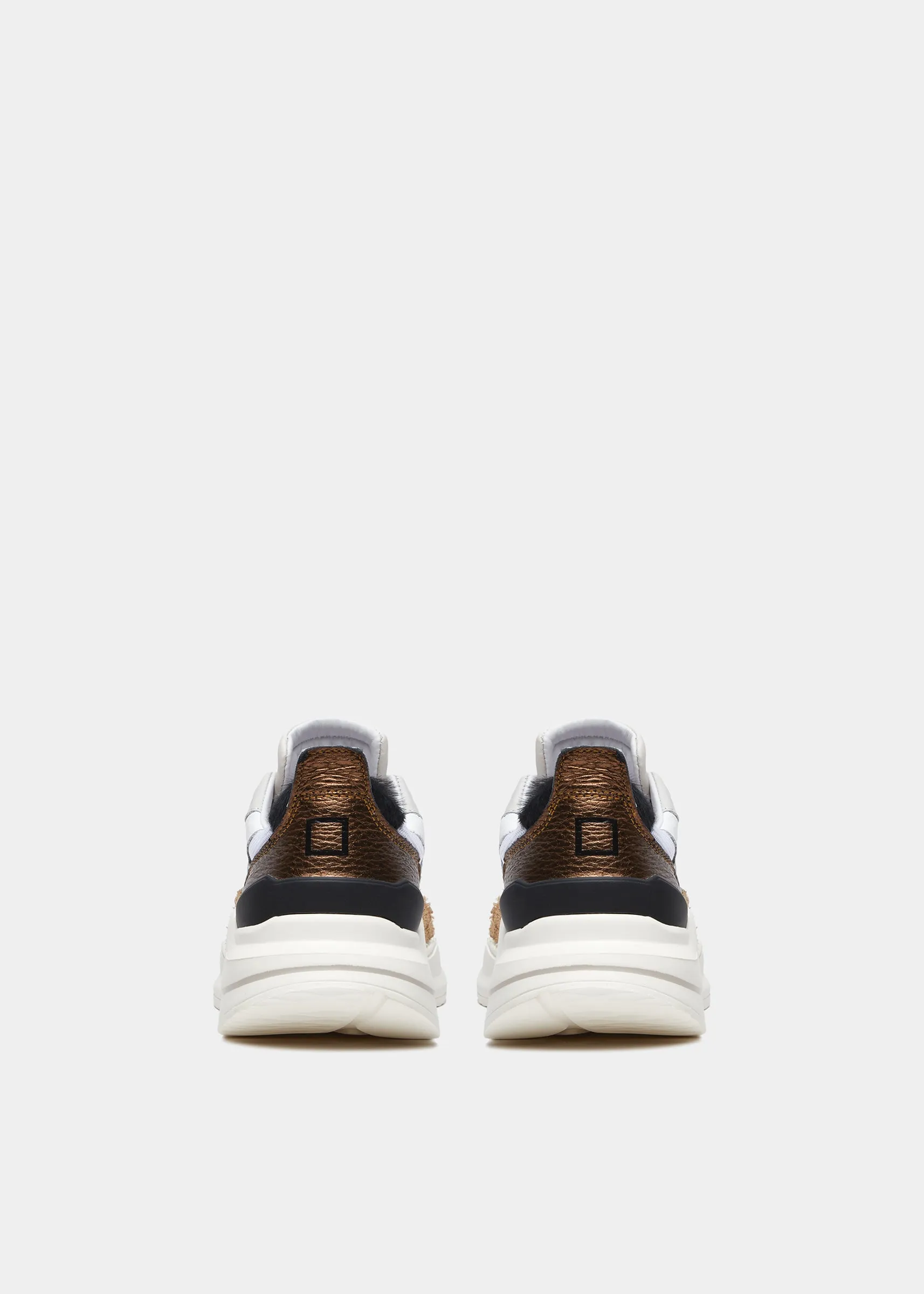 Sneaker in Tecnico Fuga Hairy fabric / White