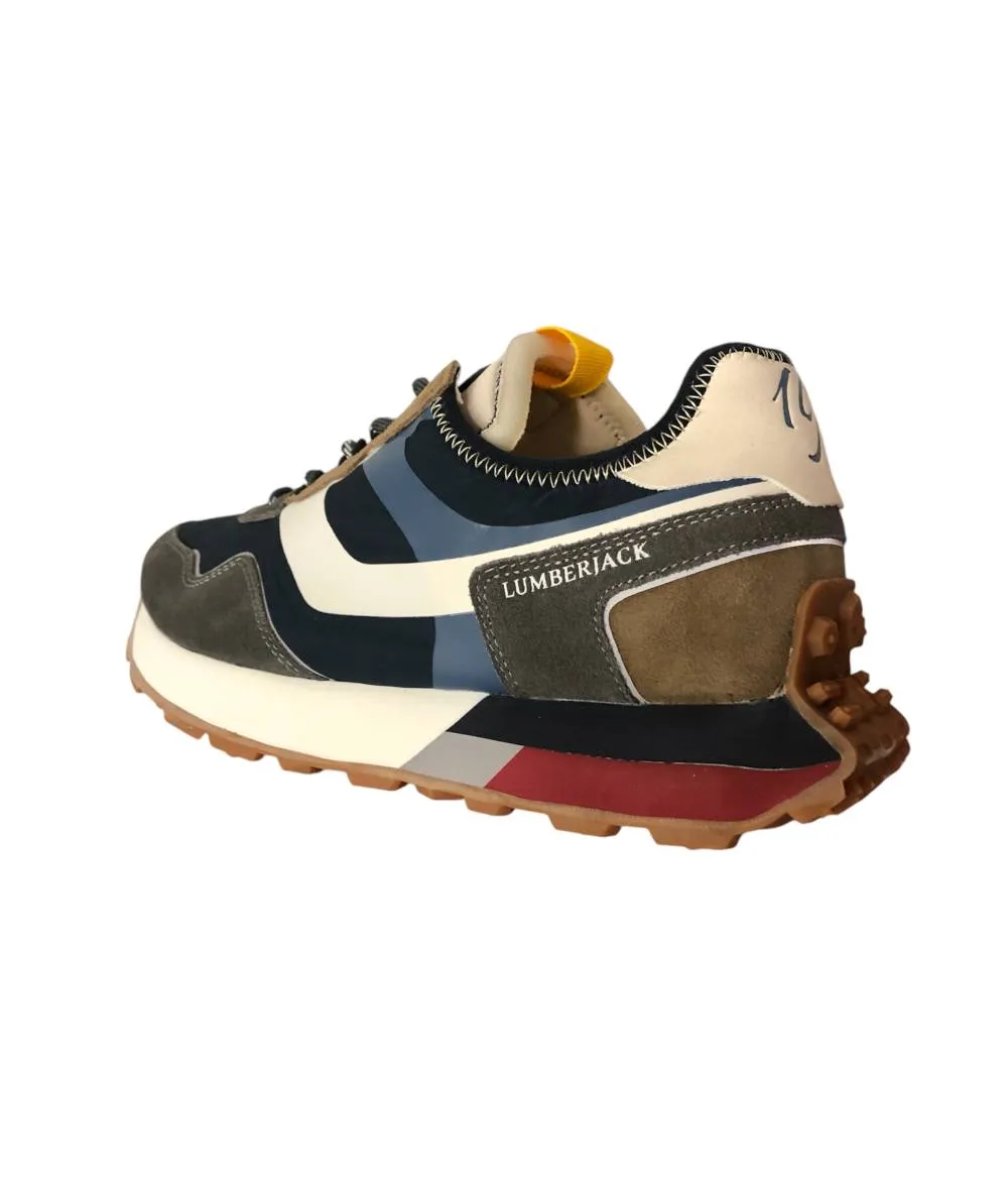 sneakers Scarpa uomo Lumberiack furi 1412  blu grey- plantare