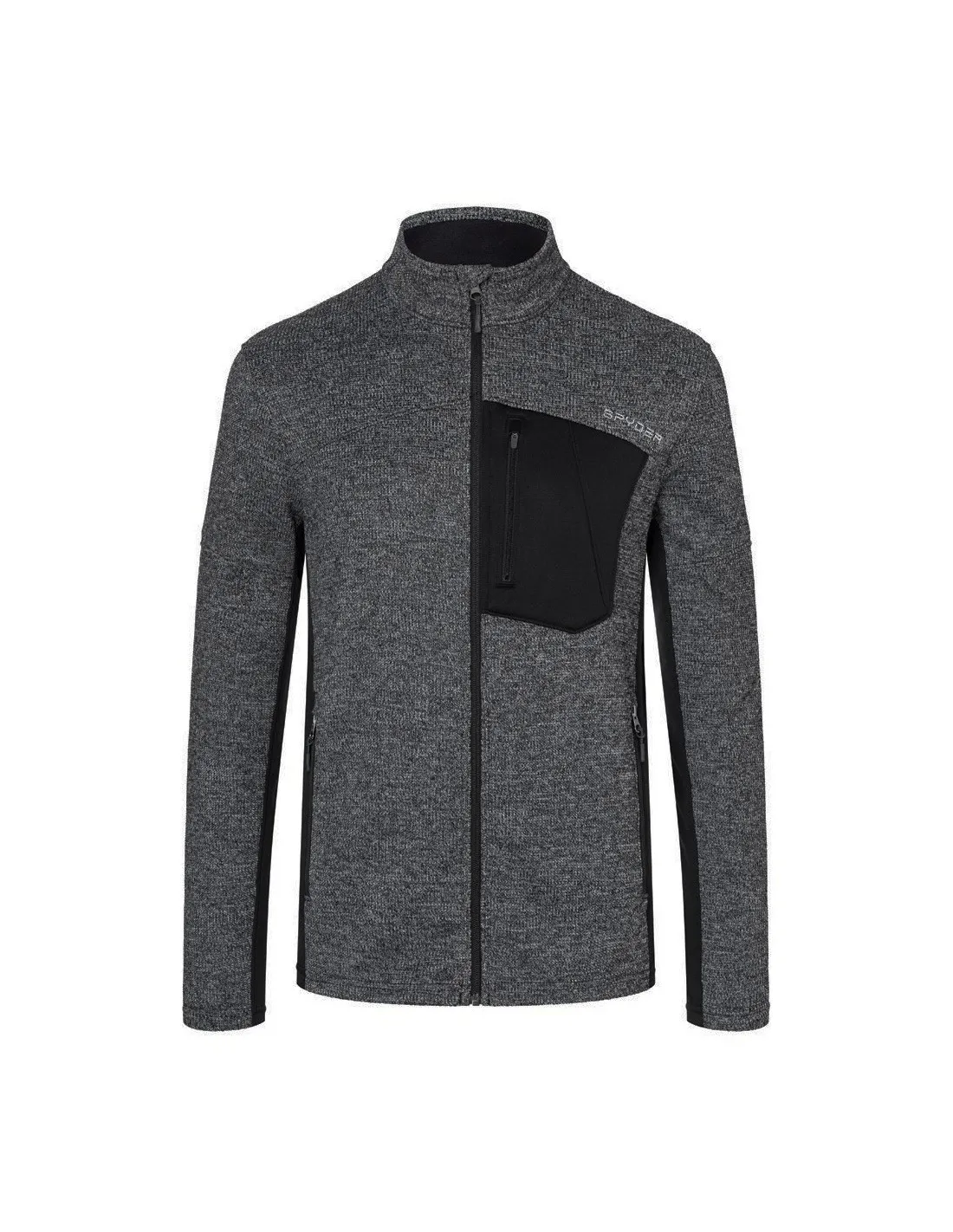 Spyder Bandit Full Zip Fleece Jacket in lega nera