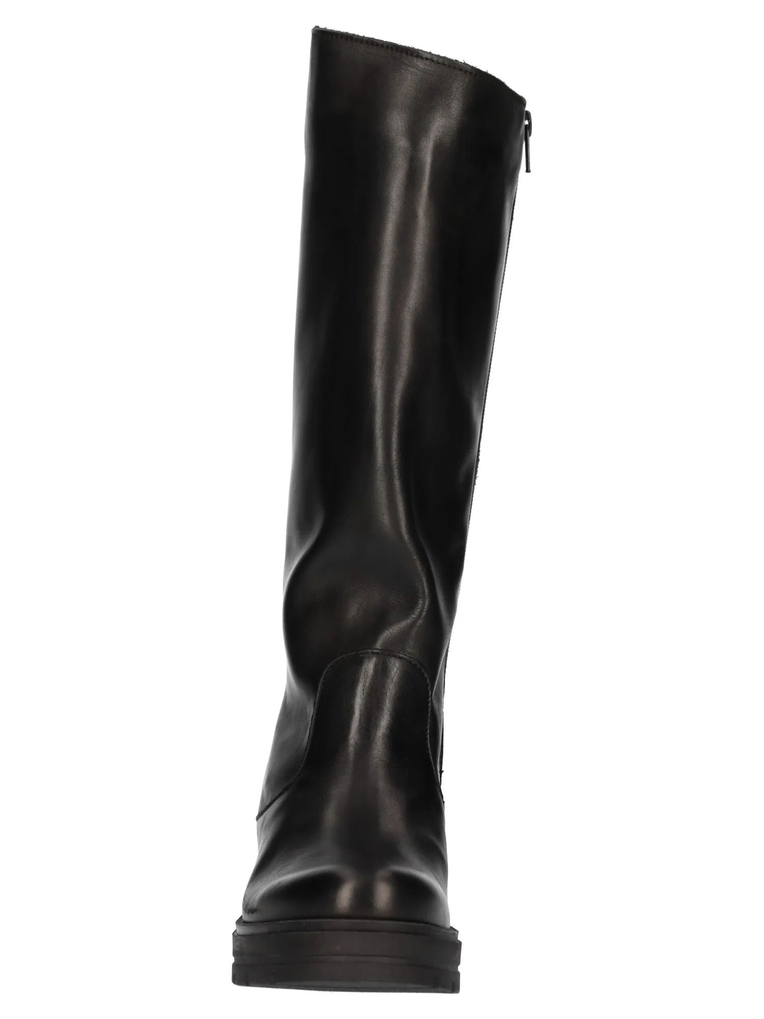Stivale tacco basso Lace-Up NYC da donna nero
