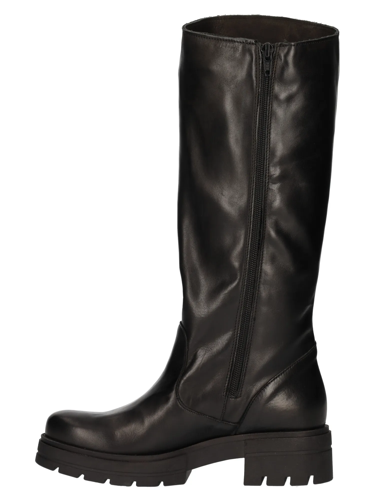 Stivale tacco basso Lace-Up NYC da donna nero