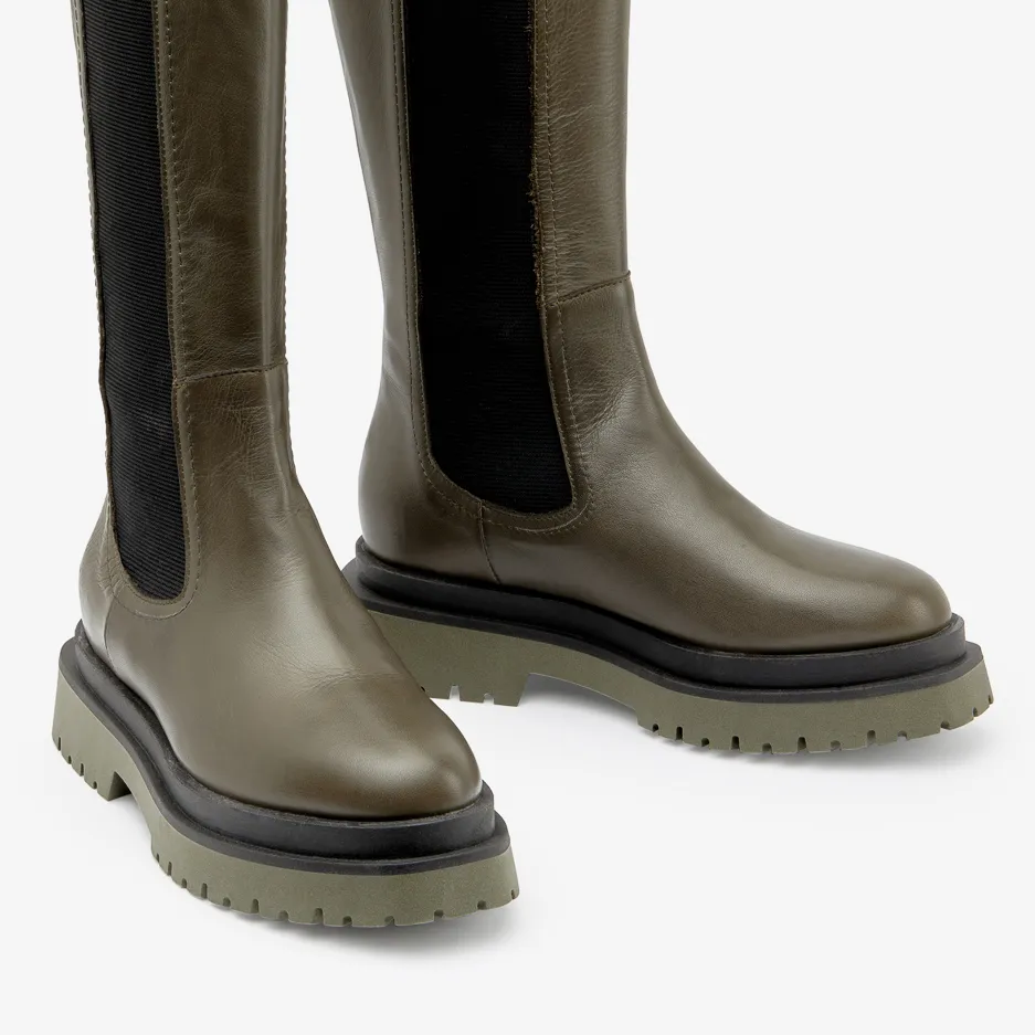 Stivale Verde con Elastico