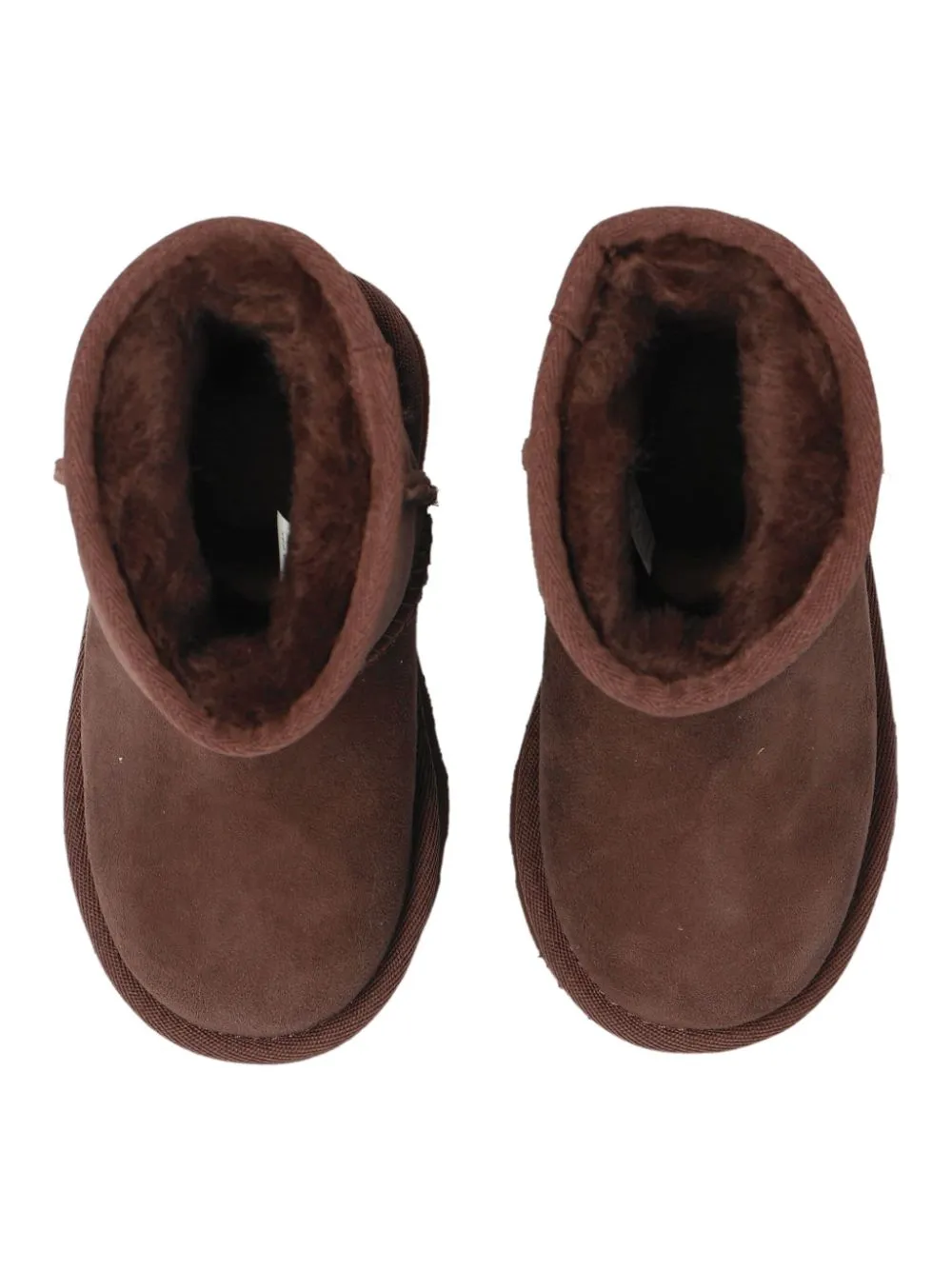 Stivaletti marroni per bambina con fodera in pelliccia UGG Kids