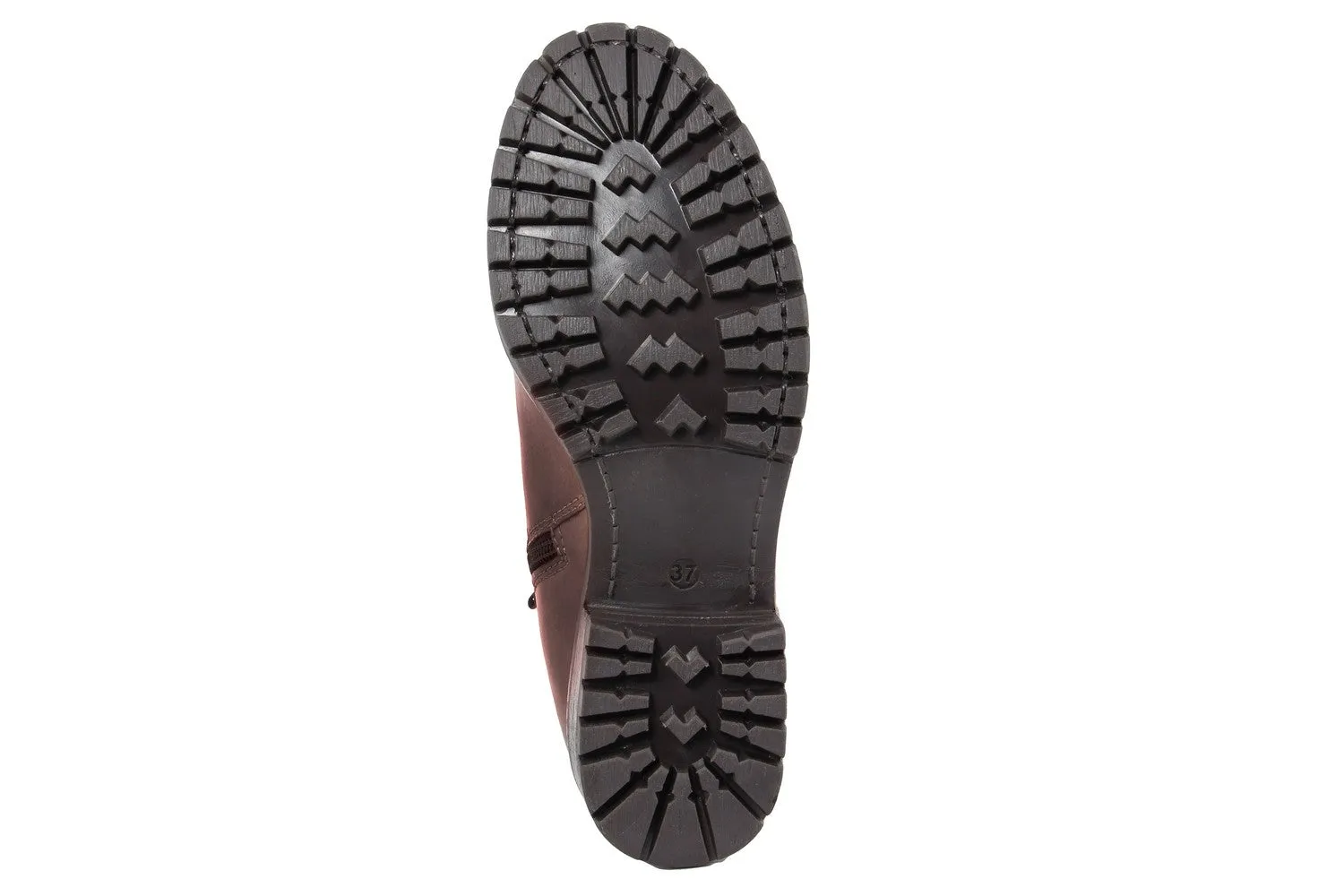 Stivaletto biker Donna in pelle Marrone