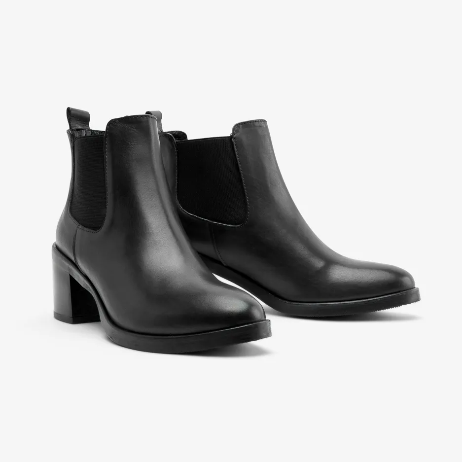 Stivaletto Nero Tacco