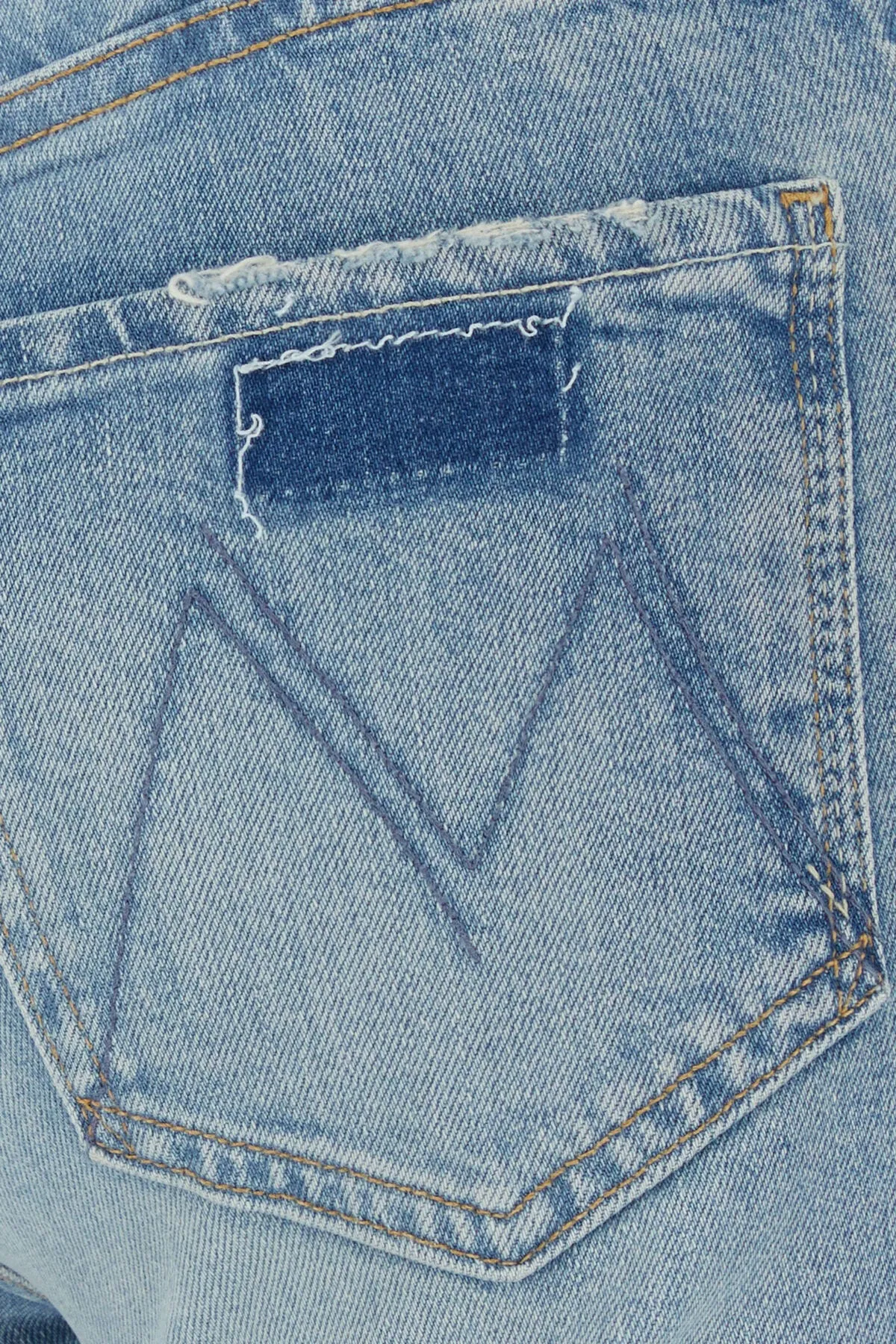 Stretch denim The Hustler Roller Fray jeans    