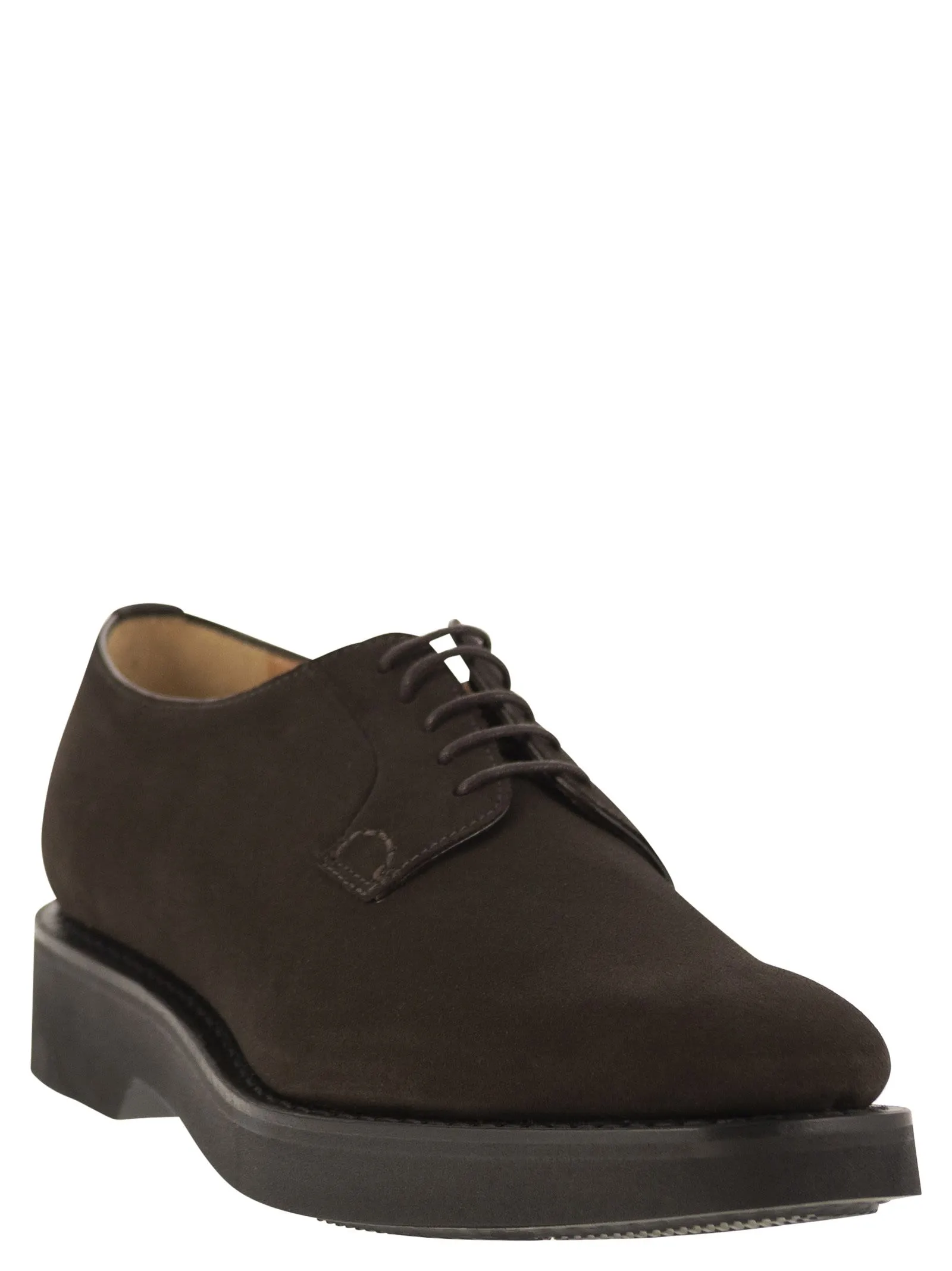 Suede Calfskin Derby