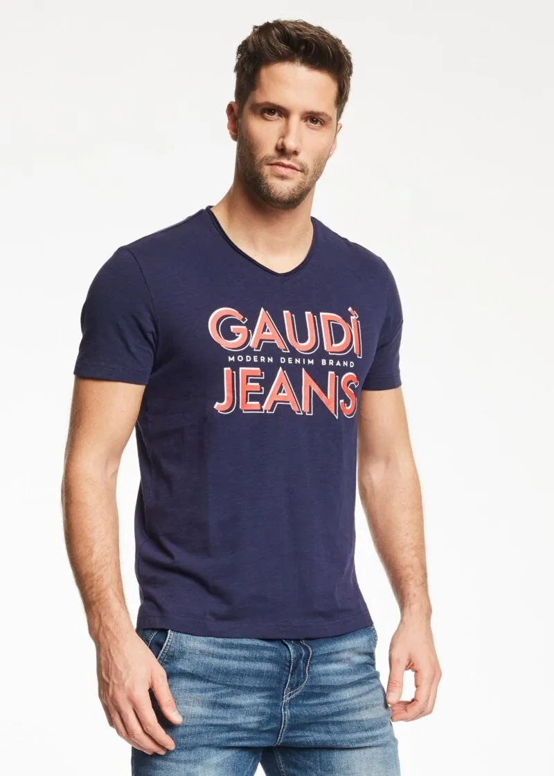 T-shirt con scollo a V
